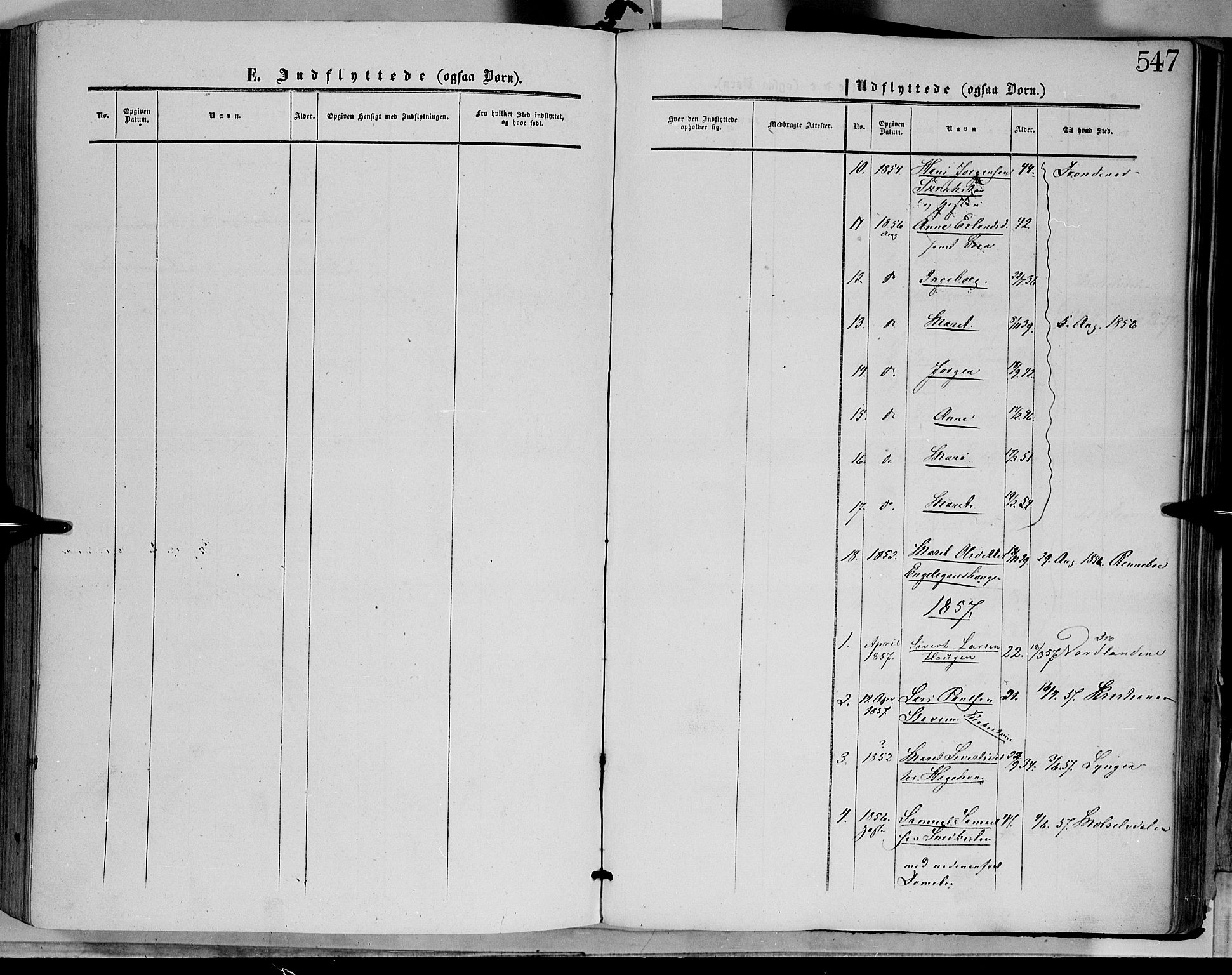 Dovre prestekontor, SAH/PREST-066/H/Ha/Haa/L0001: Parish register (official) no. 1, 1854-1878, p. 547