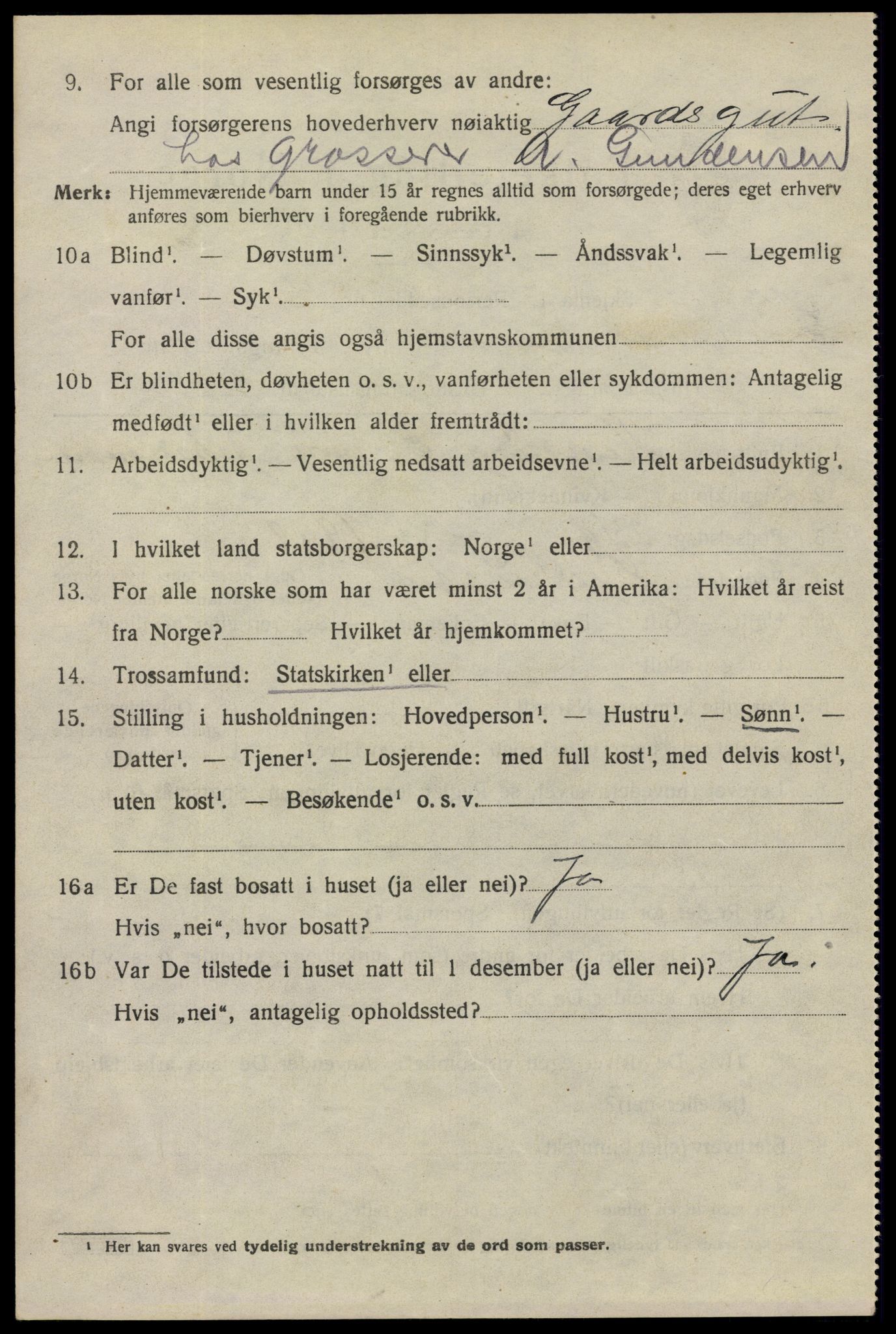 SAO, 1920 census for Fredrikstad, 1920, p. 39220