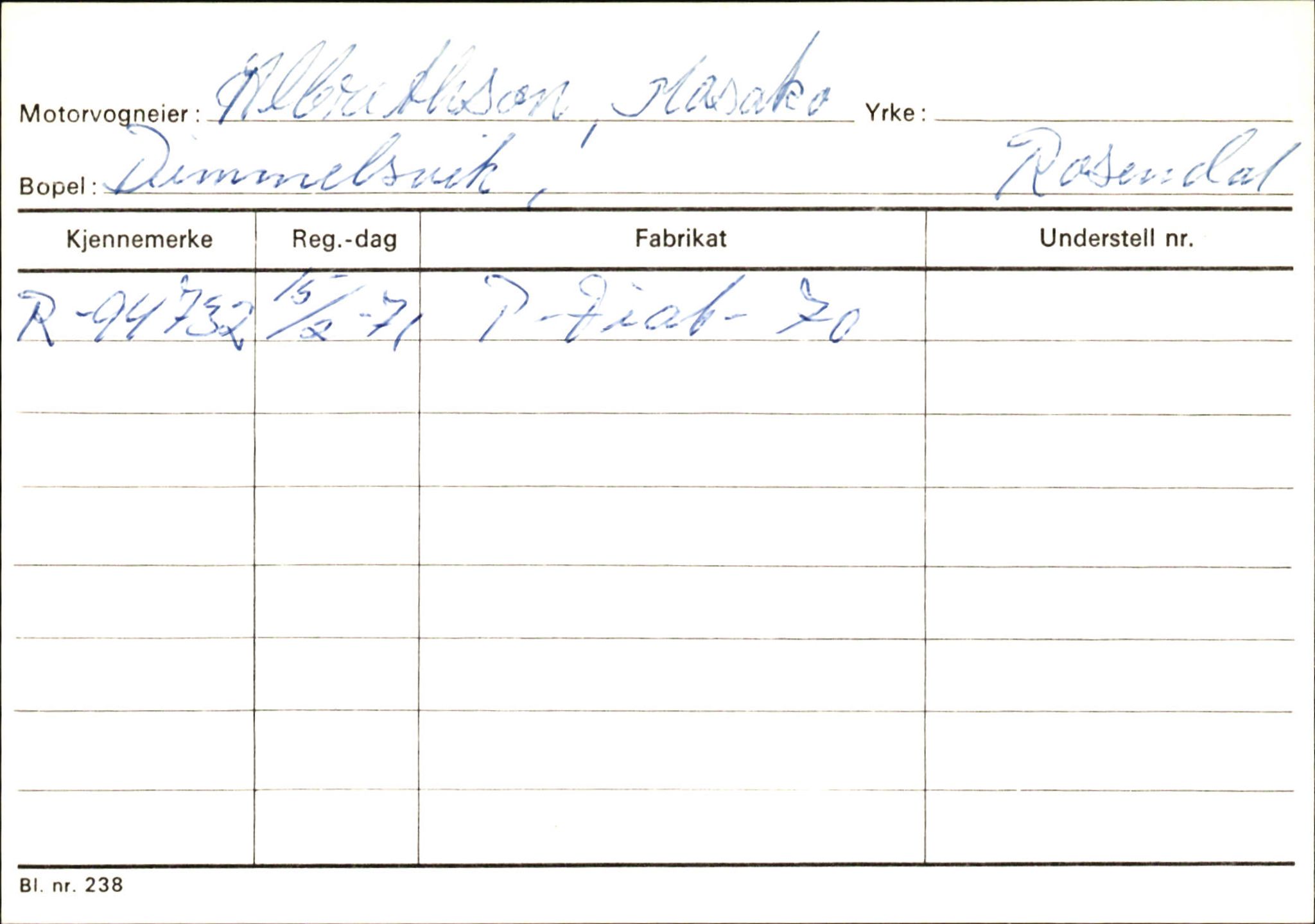 Statens vegvesen, Hordaland vegkontor, AV/SAB-A-5201/2/Ha/L0001: R-eierkort A, 1920-1971, p. 302