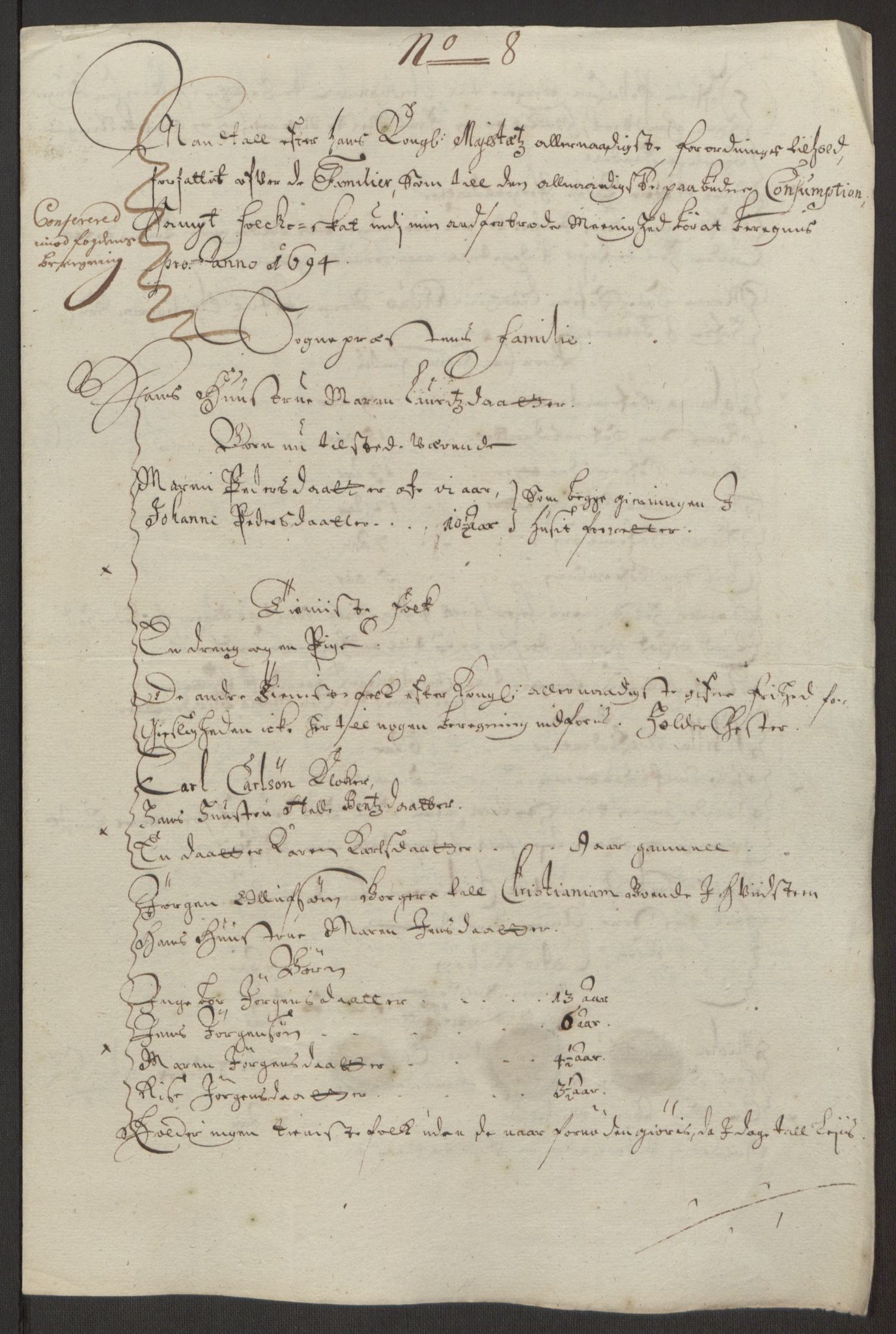 Rentekammeret inntil 1814, Reviderte regnskaper, Fogderegnskap, AV/RA-EA-4092/R10/L0438: Fogderegnskap Aker og Follo, 1694, p. 202