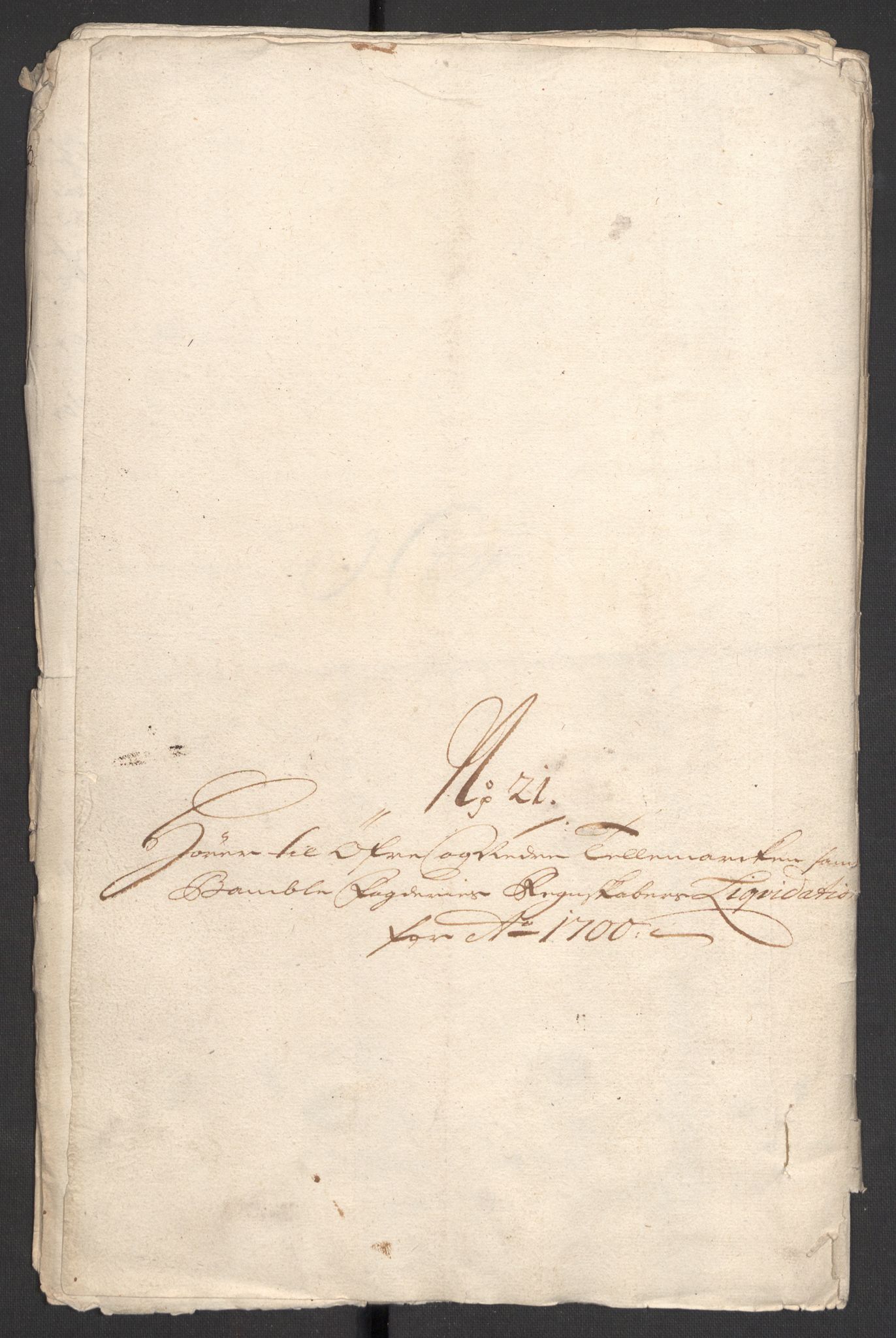 Rentekammeret inntil 1814, Reviderte regnskaper, Fogderegnskap, AV/RA-EA-4092/R36/L2104: Fogderegnskap Øvre og Nedre Telemark og Bamble, 1700, p. 374