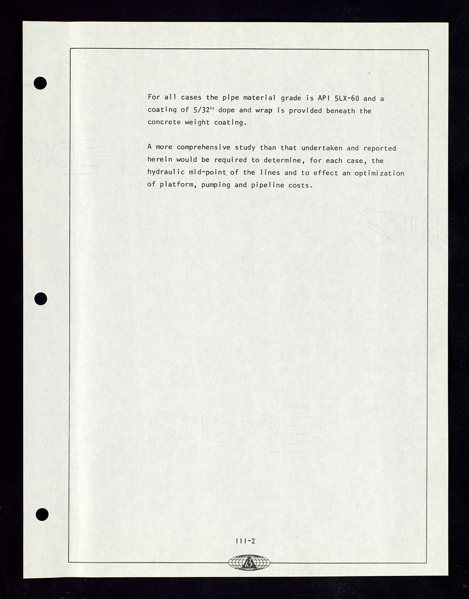 Industridepartementet, Oljekontoret, AV/SAST-A-101348/Dc/L0012: 742 Ekofisk prosjekt, prosjektstudier, div. protokoller ang oljeledning, 1971-1972