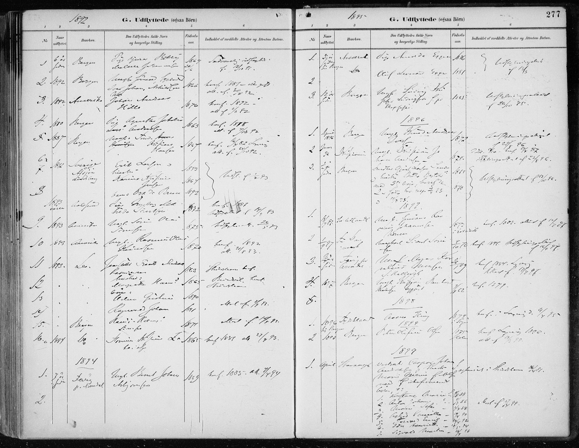 Askøy Sokneprestembete, SAB/A-74101/H/Ha/Haa/Haae/L0003: Parish register (official) no. E 3, 1891-1903, p. 277