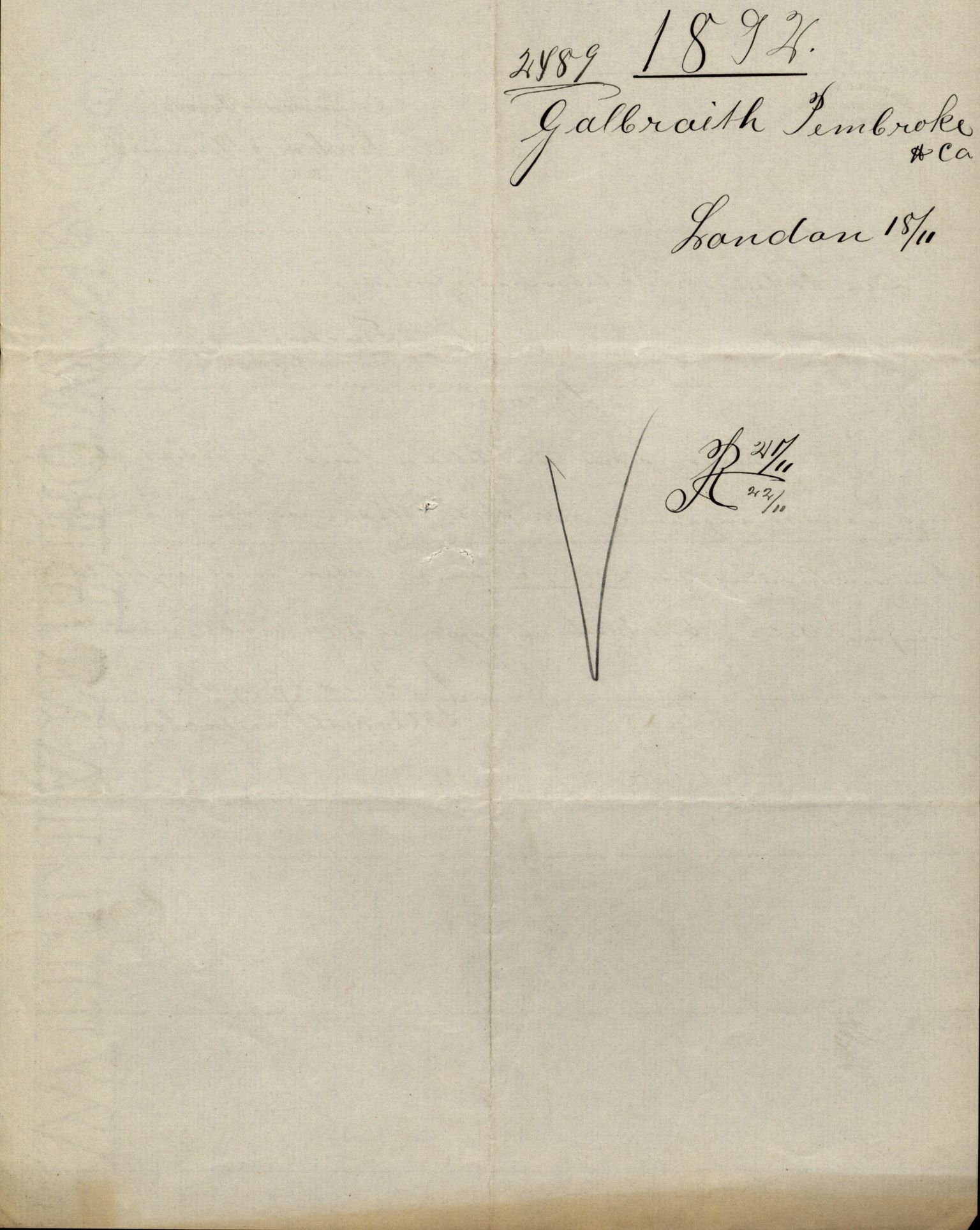 Pa 63 - Østlandske skibsassuranceforening, VEMU/A-1079/G/Ga/L0028/0005: Havaridokumenter / Tjømø, Magnolia, Caroline, Olaf, Stjernen, 1892, p. 196