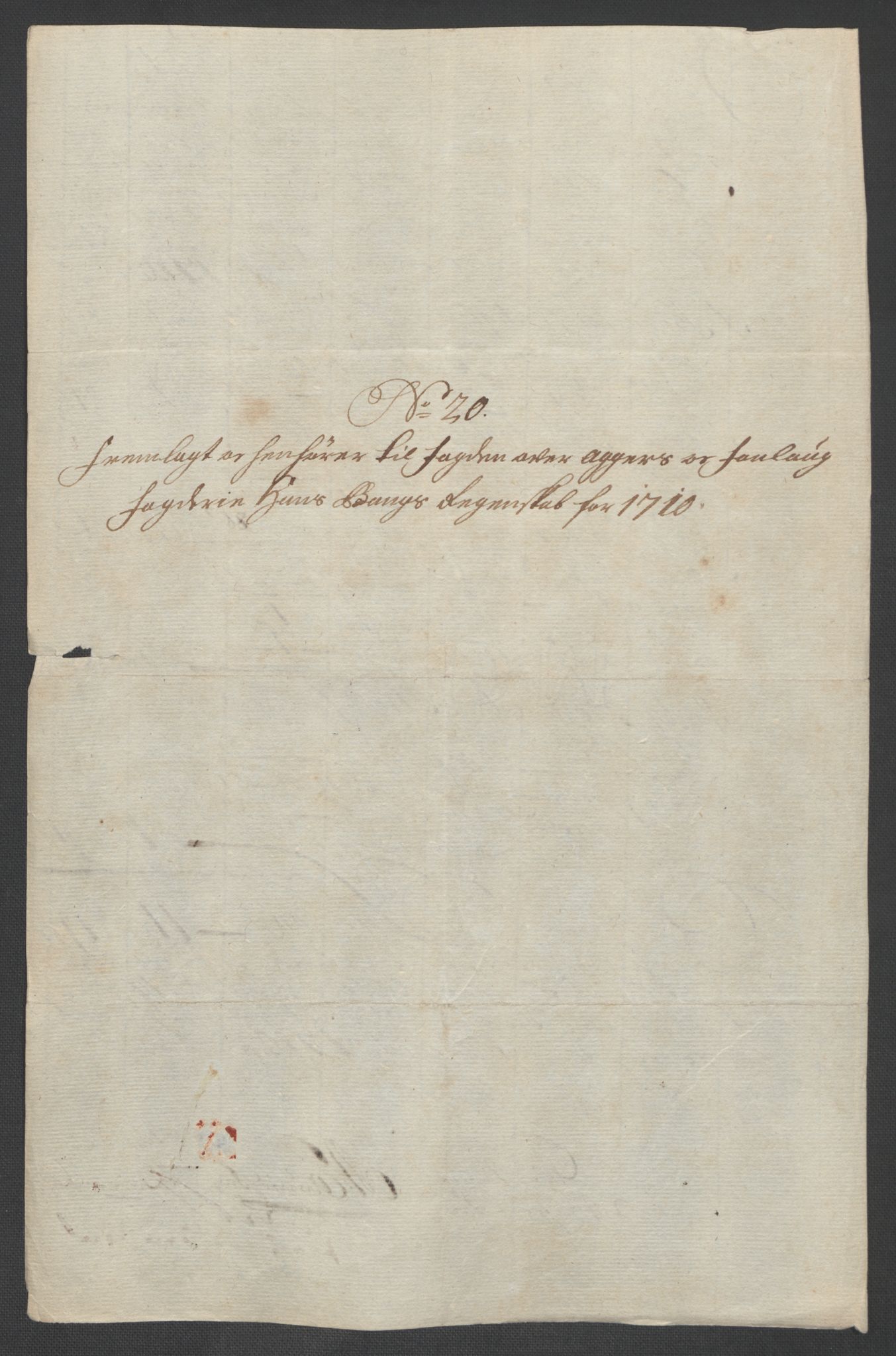 Rentekammeret inntil 1814, Reviderte regnskaper, Fogderegnskap, AV/RA-EA-4092/R10/L0448: Fogderegnskap Aker og Follo, 1710-1711, p. 94