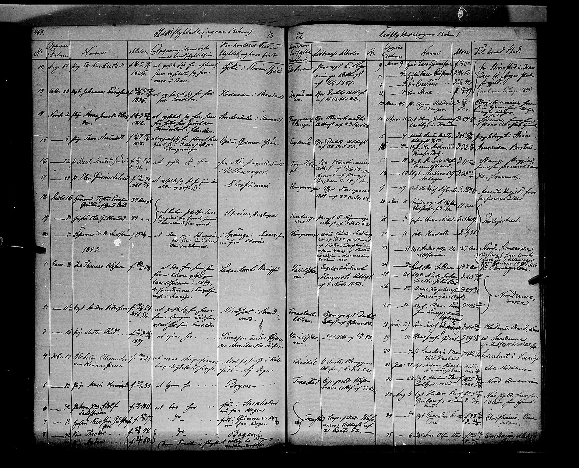 Vinger prestekontor, AV/SAH-PREST-024/H/Ha/Haa/L0009: Parish register (official) no. 9, 1847-1855, p. 463