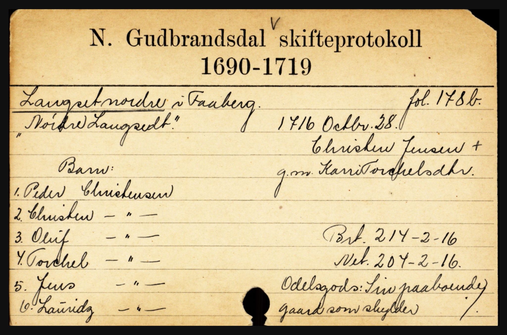 Sør-Gudbrandsdal tingrett, AV/SAH-TING-004/J, 1658-1885, p. 6995