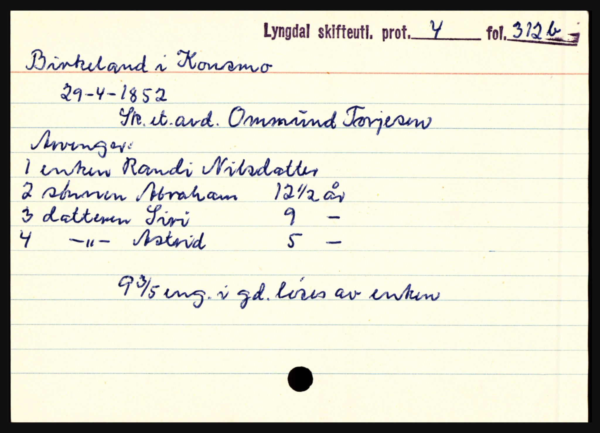 Lyngdal sorenskriveri, AV/SAK-1221-0004/H, p. 667