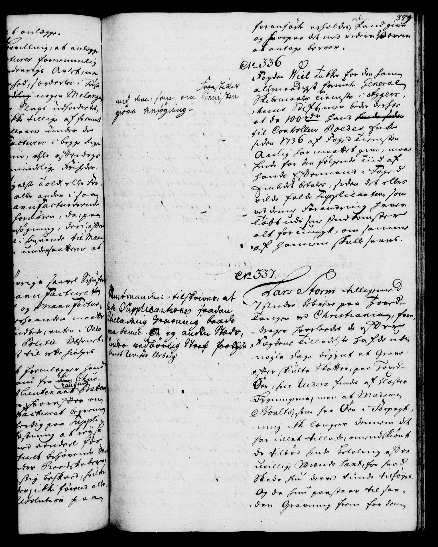 Rentekammeret, Kammerkanselliet, AV/RA-EA-3111/G/Gh/Gha/L0032: Norsk ekstraktmemorialprotokoll (merket RK 53.77), 1753-1755, p. 389