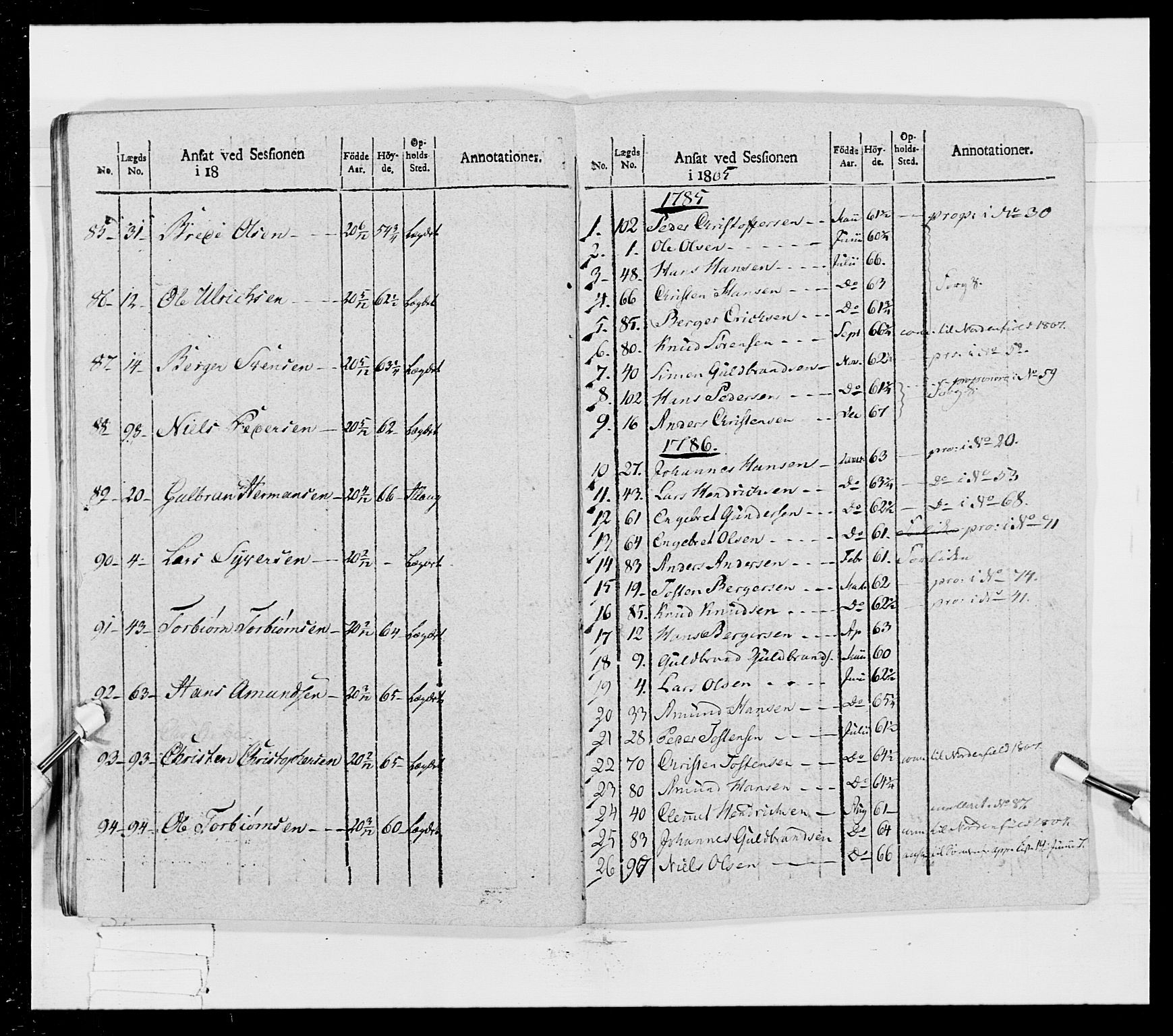 Generalitets- og kommissariatskollegiet, Det kongelige norske kommissariatskollegium, AV/RA-EA-5420/E/Eh/L0023: Norske jegerkorps, 1805, p. 275