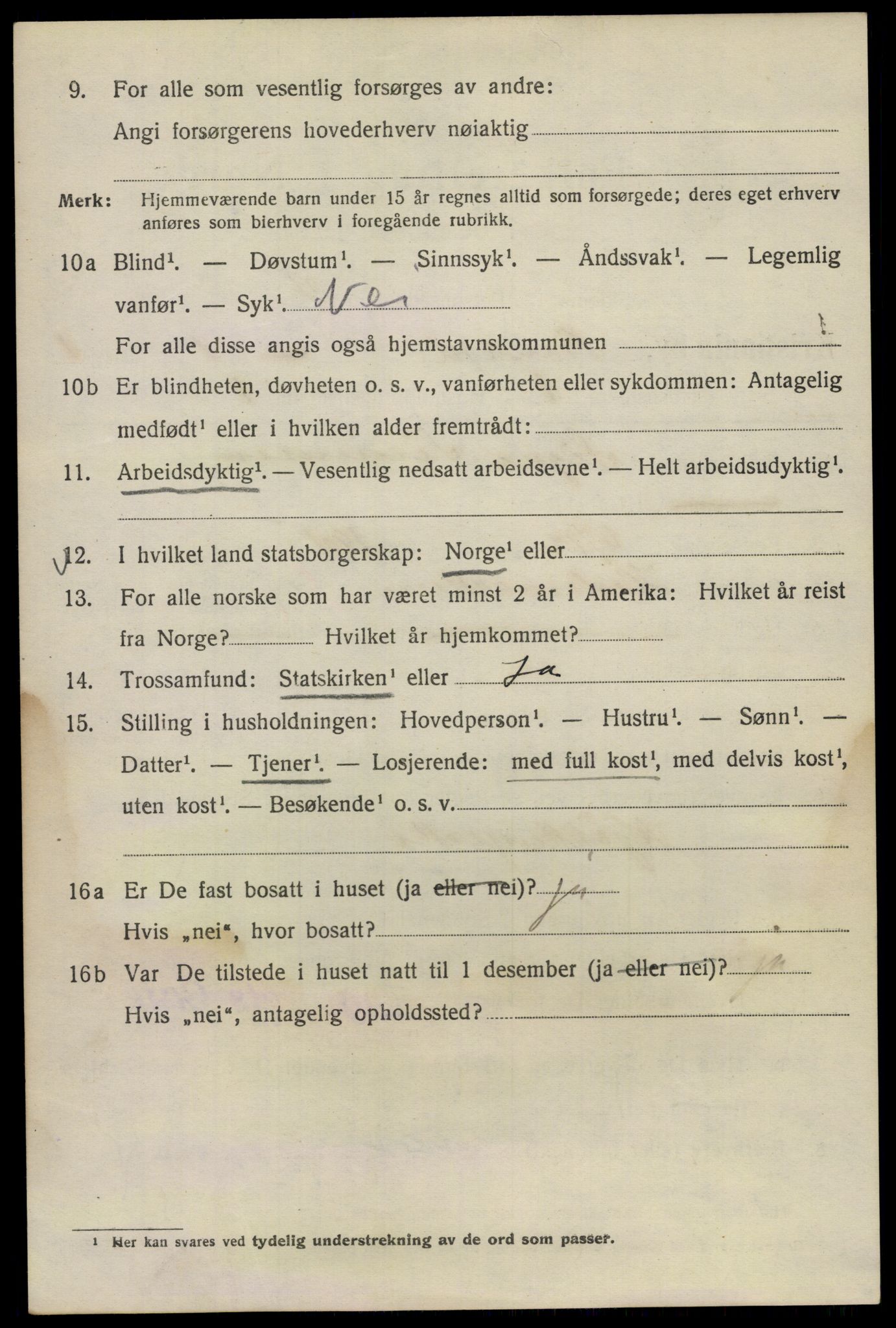 SAO, 1920 census for Kristiania, 1920, p. 150154