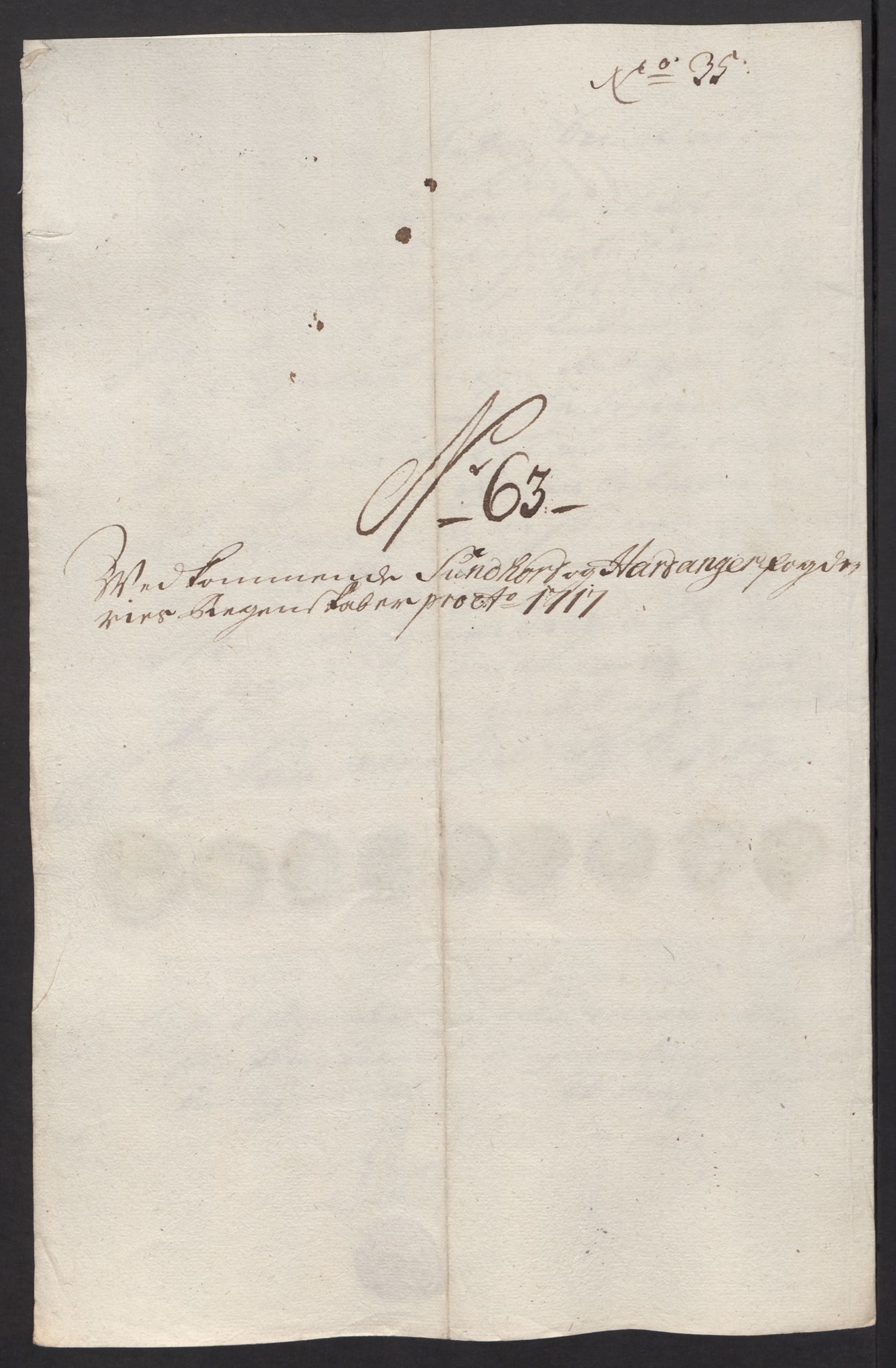 Rentekammeret inntil 1814, Reviderte regnskaper, Fogderegnskap, AV/RA-EA-4092/R48/L2994: Fogderegnskap Sunnhordland og Hardanger, 1717, p. 326