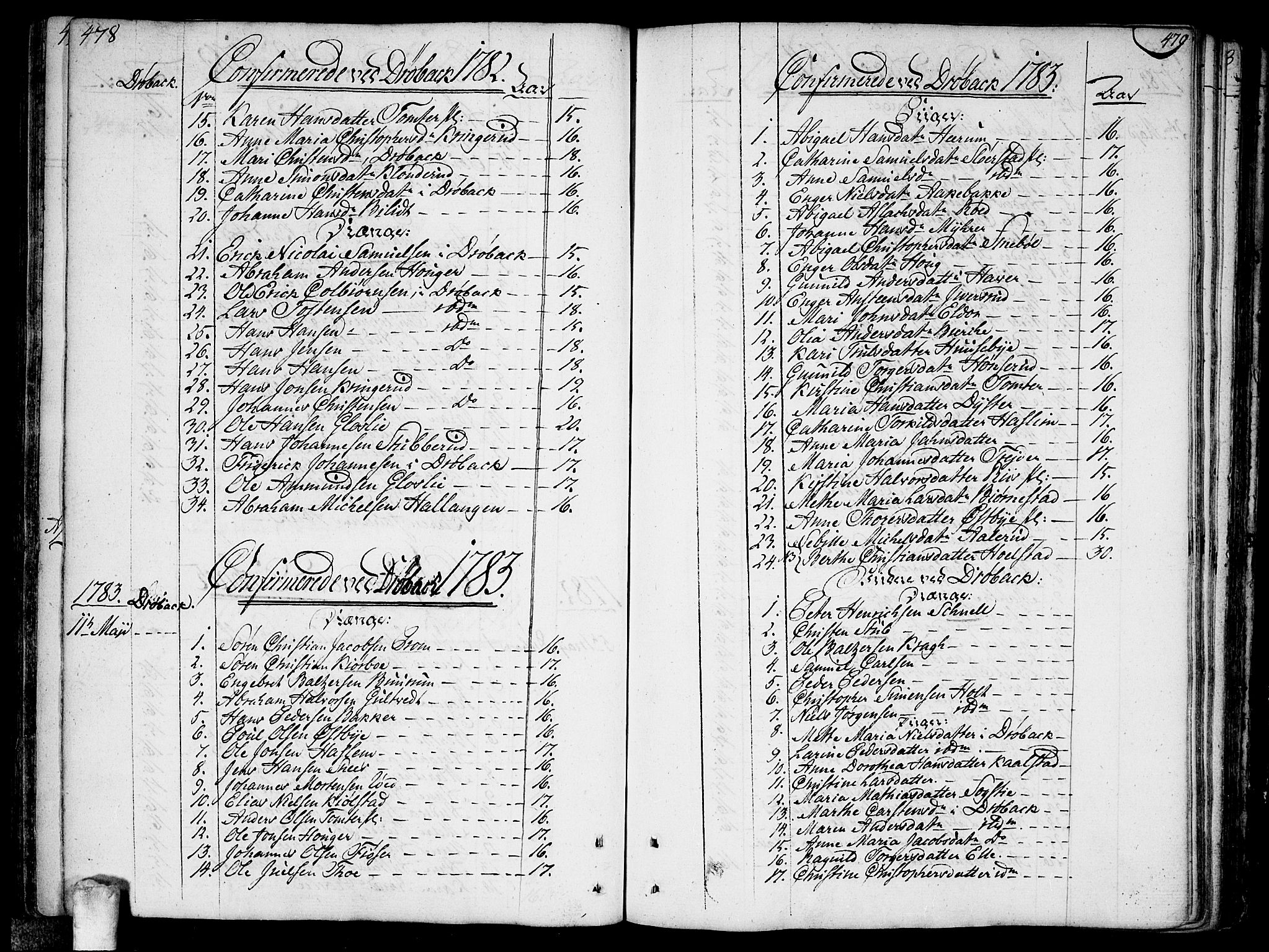 Ås prestekontor Kirkebøker, AV/SAO-A-10894/F/Fa/L0002: Parish register (official) no. I 2, 1778-1813, p. 478-479