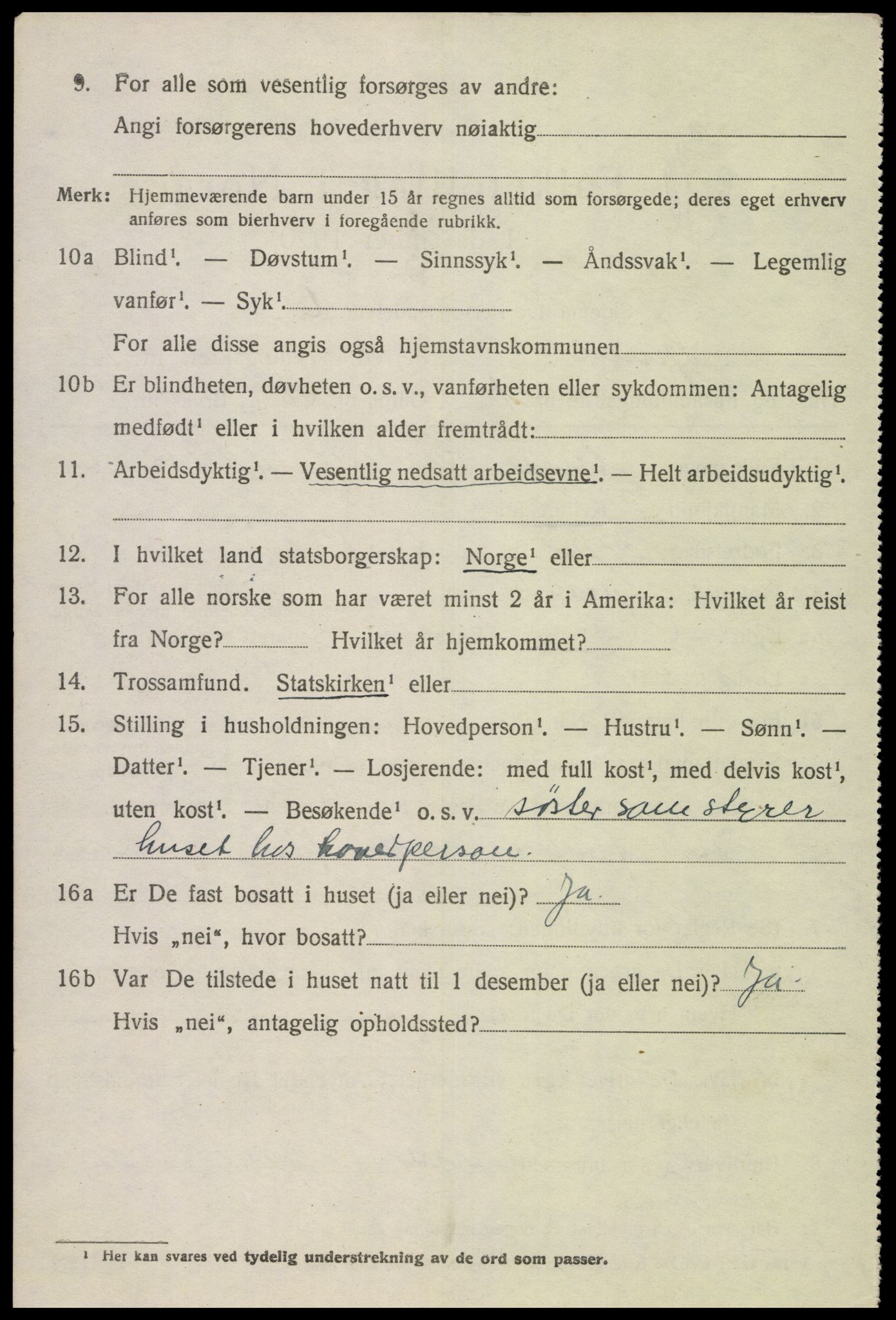 SAK, 1920 census for Spind, 1920, p. 578