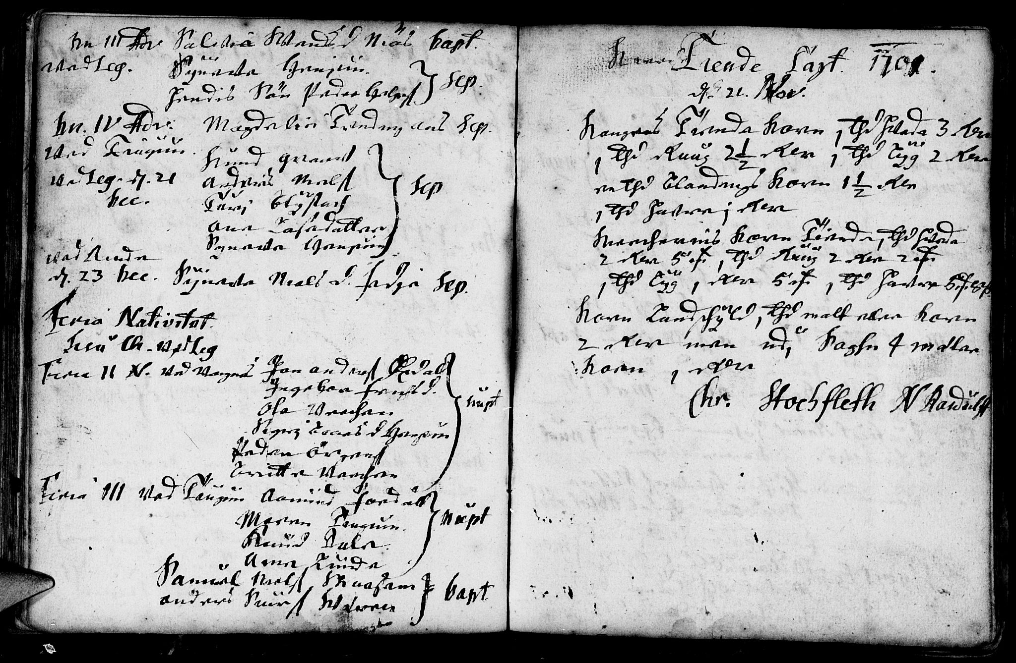 Leikanger sokneprestembete, AV/SAB-A-81001/H/Haa/Haaa/L0001: Parish register (official) no. A 1, 1690-1734, p. 44