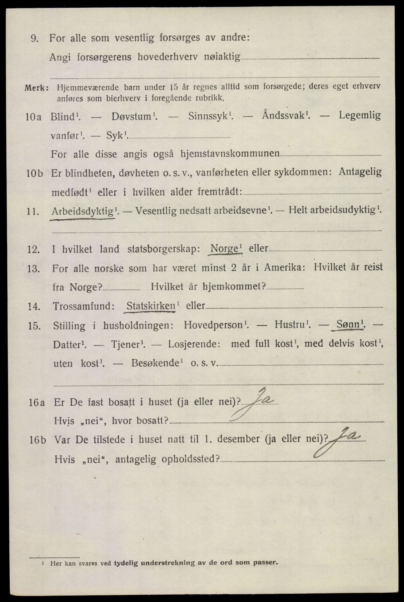 SAKO, 1920 census for Andebu, 1920, p. 1831