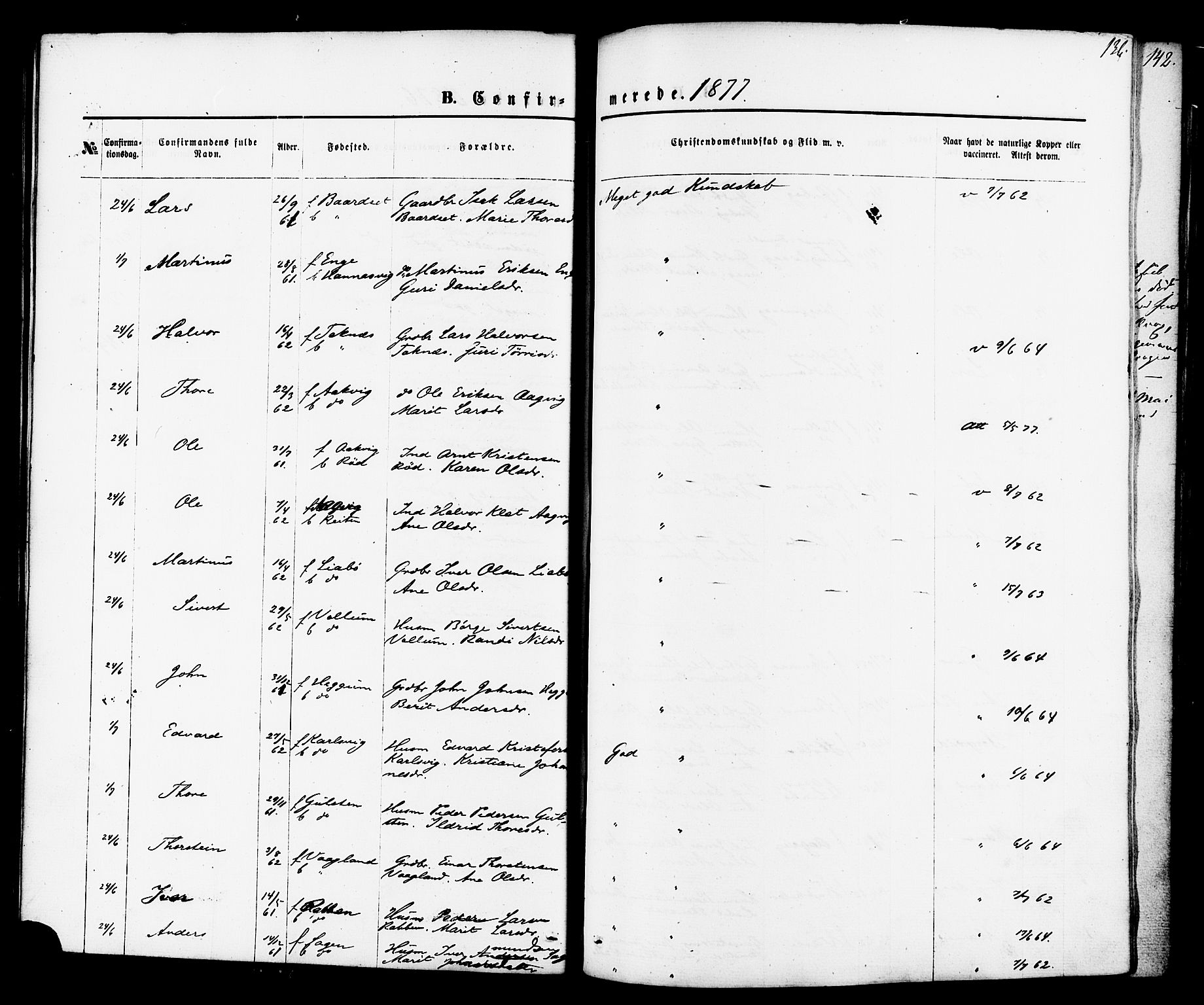 Ministerialprotokoller, klokkerbøker og fødselsregistre - Møre og Romsdal, SAT/A-1454/576/L0884: Parish register (official) no. 576A02, 1865-1879, p. 136