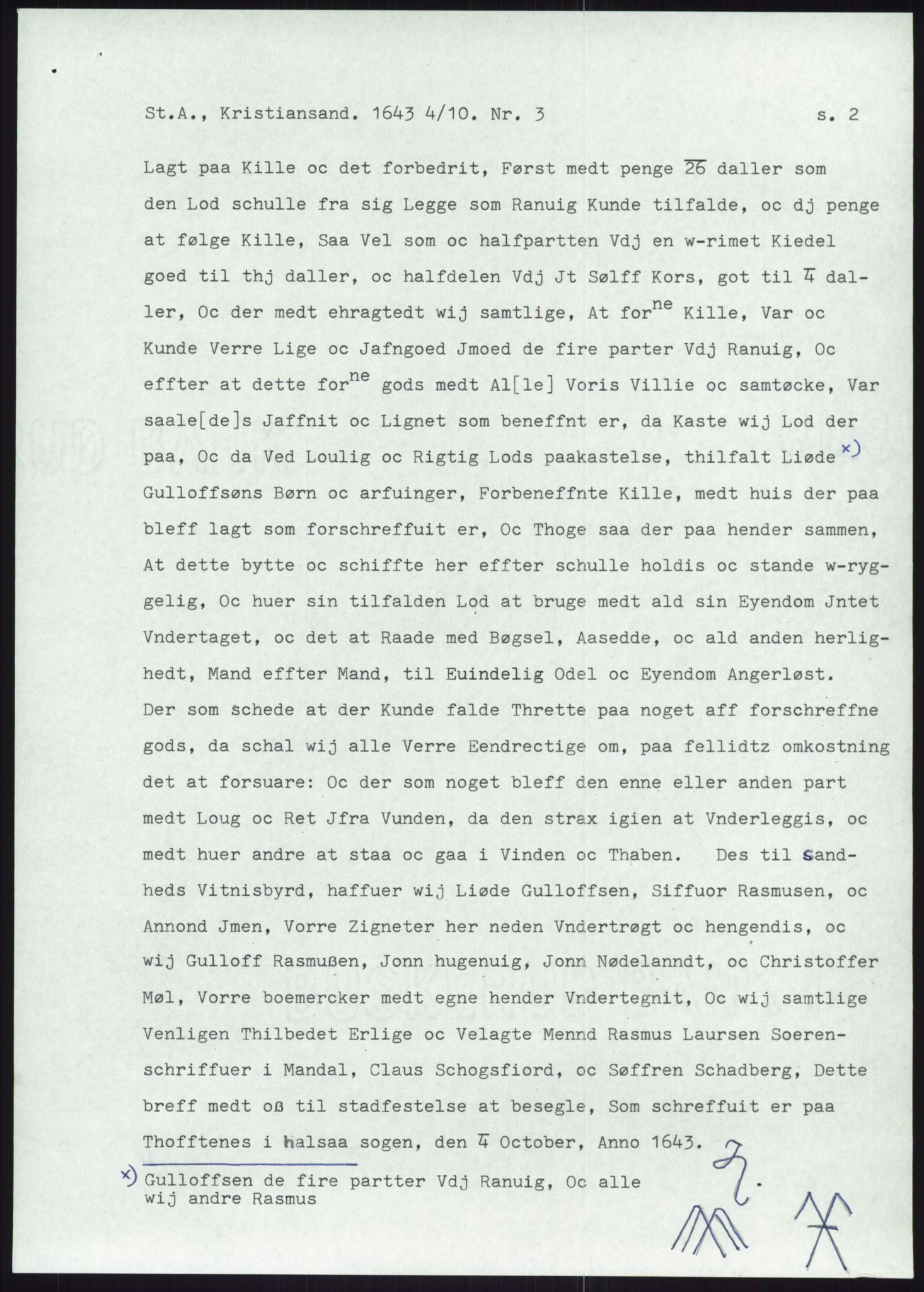 Samlinger til kildeutgivelse, Diplomavskriftsamlingen, RA/EA-4053/H/Ha, p. 2974