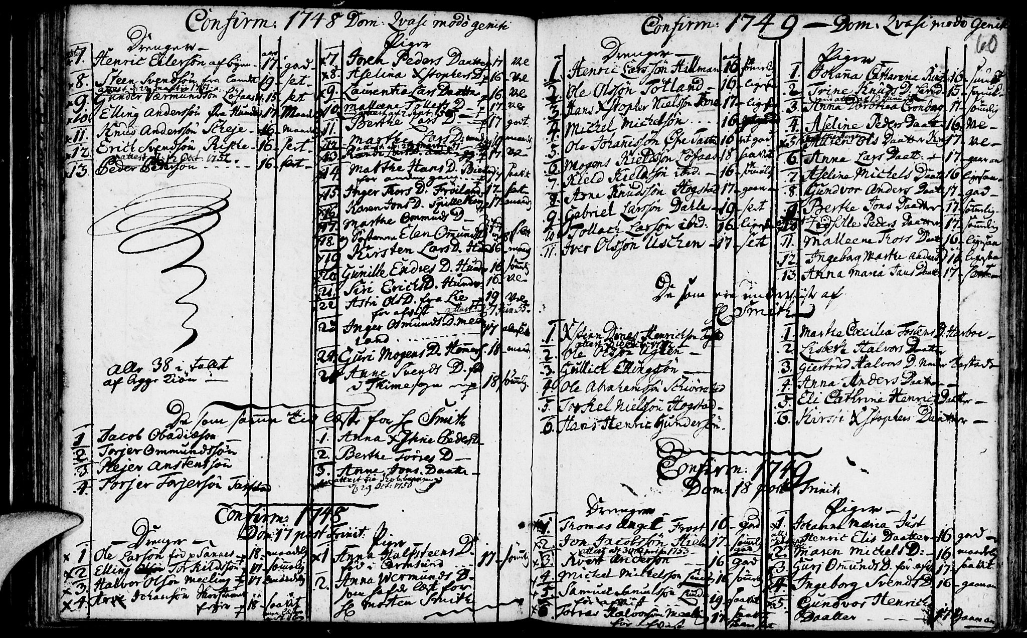 Domkirken sokneprestkontor, AV/SAST-A-101812/001/30/30BA/L0003: Parish register (official) no. A 3 /1, 1738-1760, p. 60