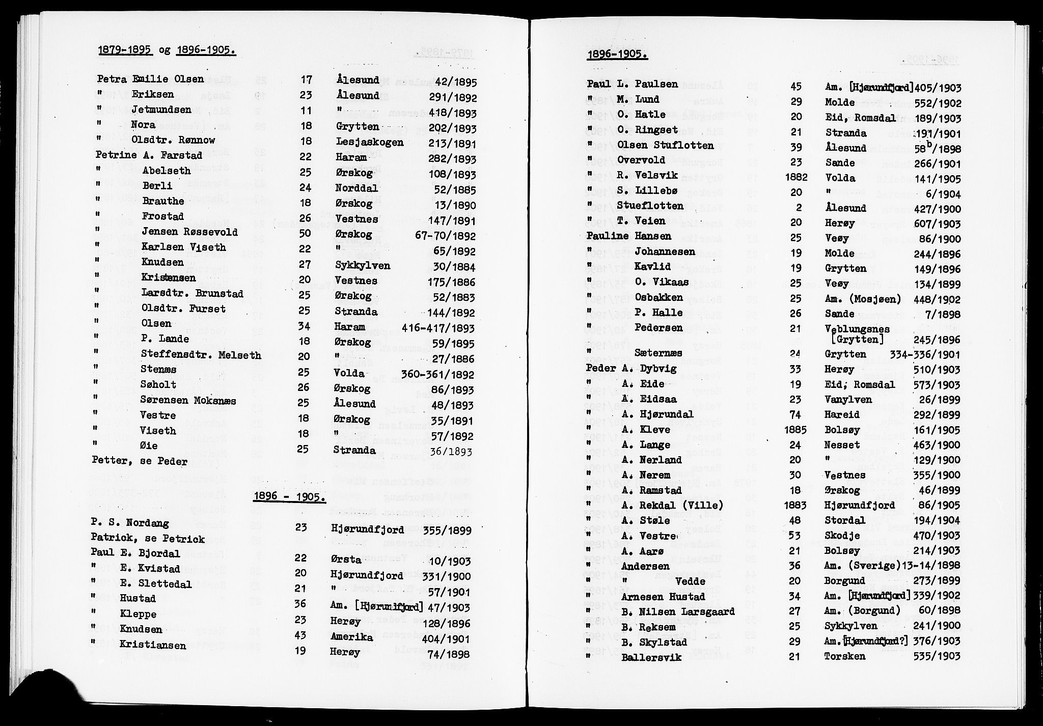 Sunnmøre politikammer, AV/SAT-A-1864/1/35, 1878-1923, p. 154