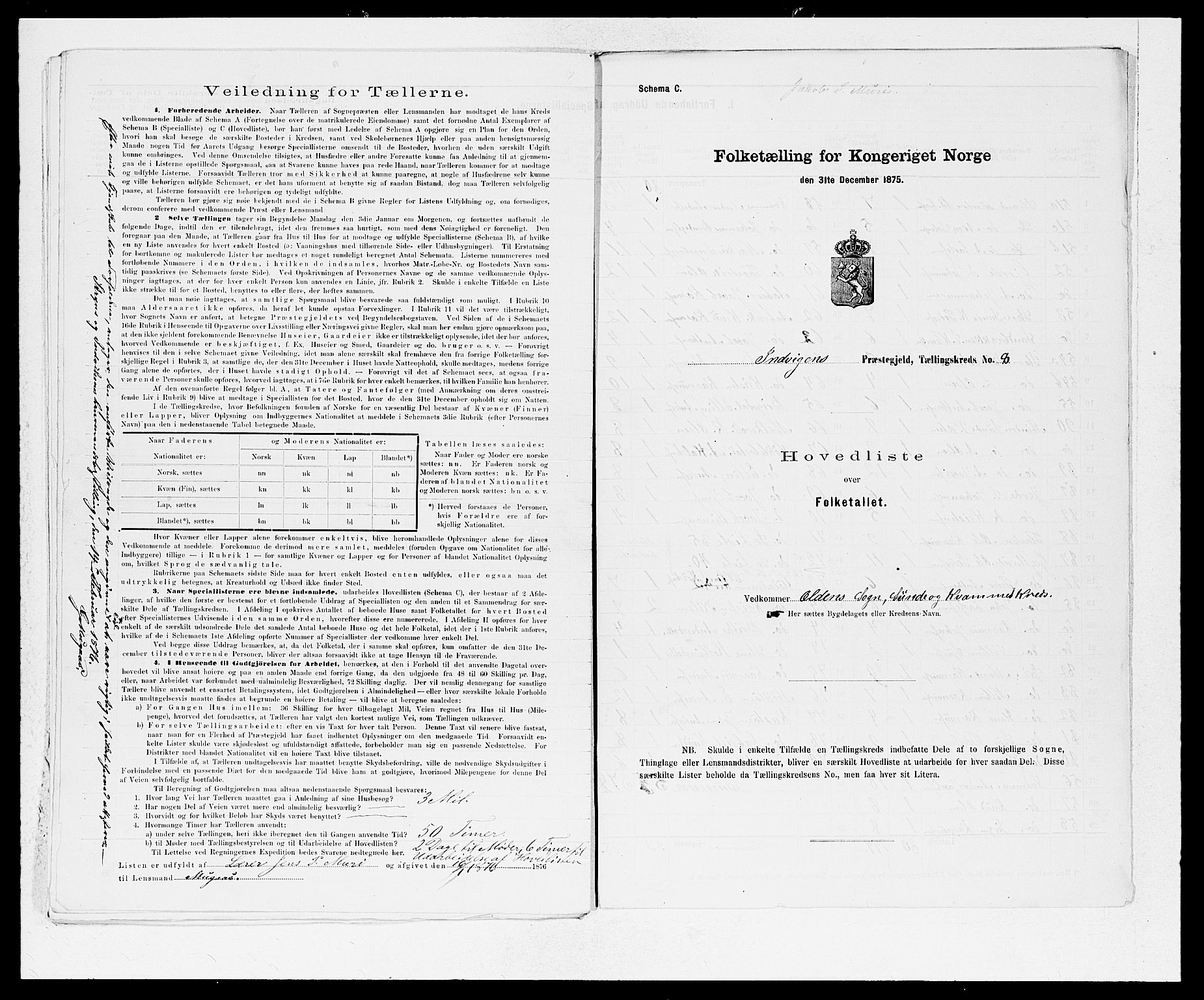 SAB, 1875 Census for 1447P Innvik, 1875, p. 18