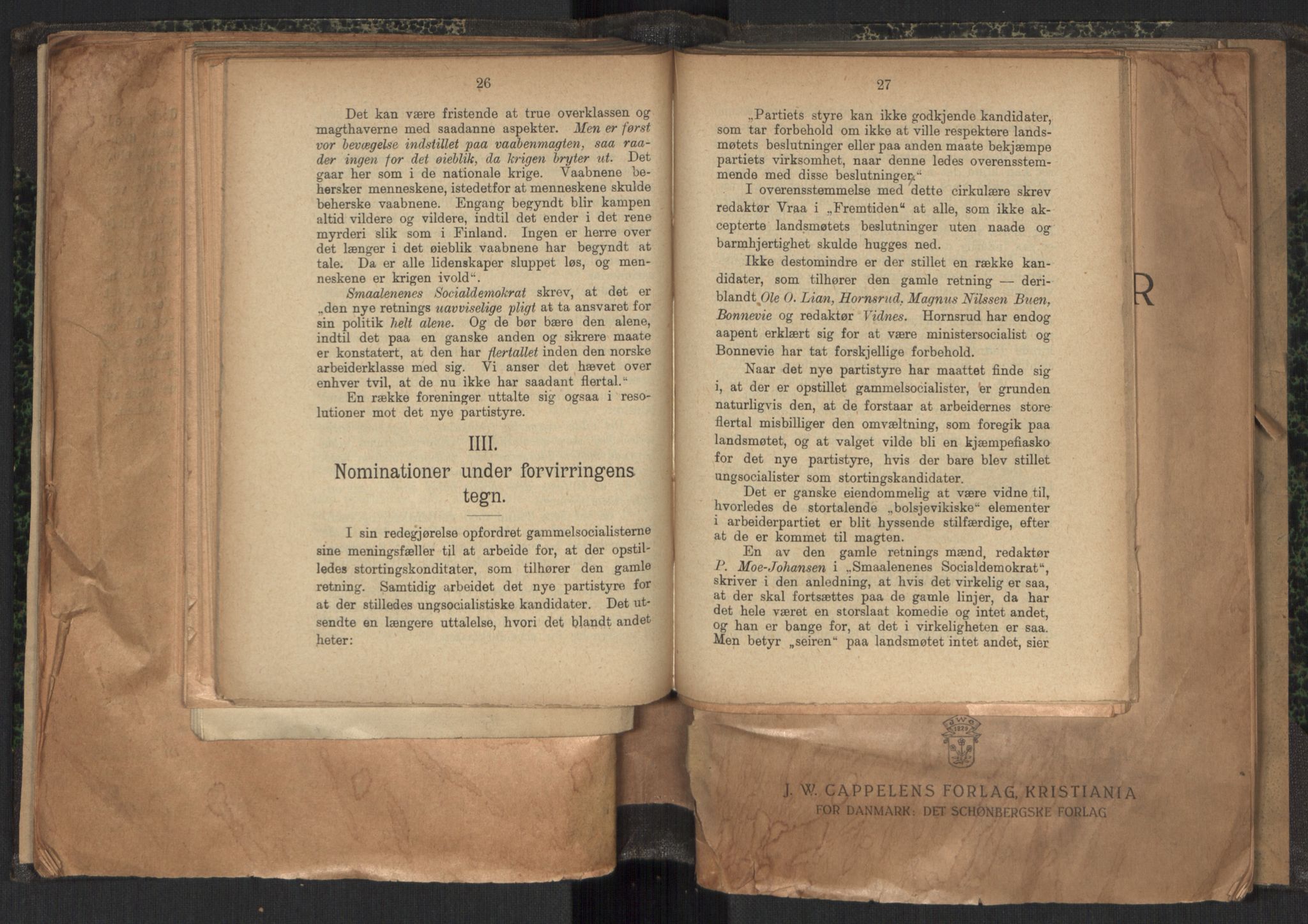 Venstres Hovedorganisasjon, AV/RA-PA-0876/X/L0001: De eldste skrifter, 1860-1936, p. 230
