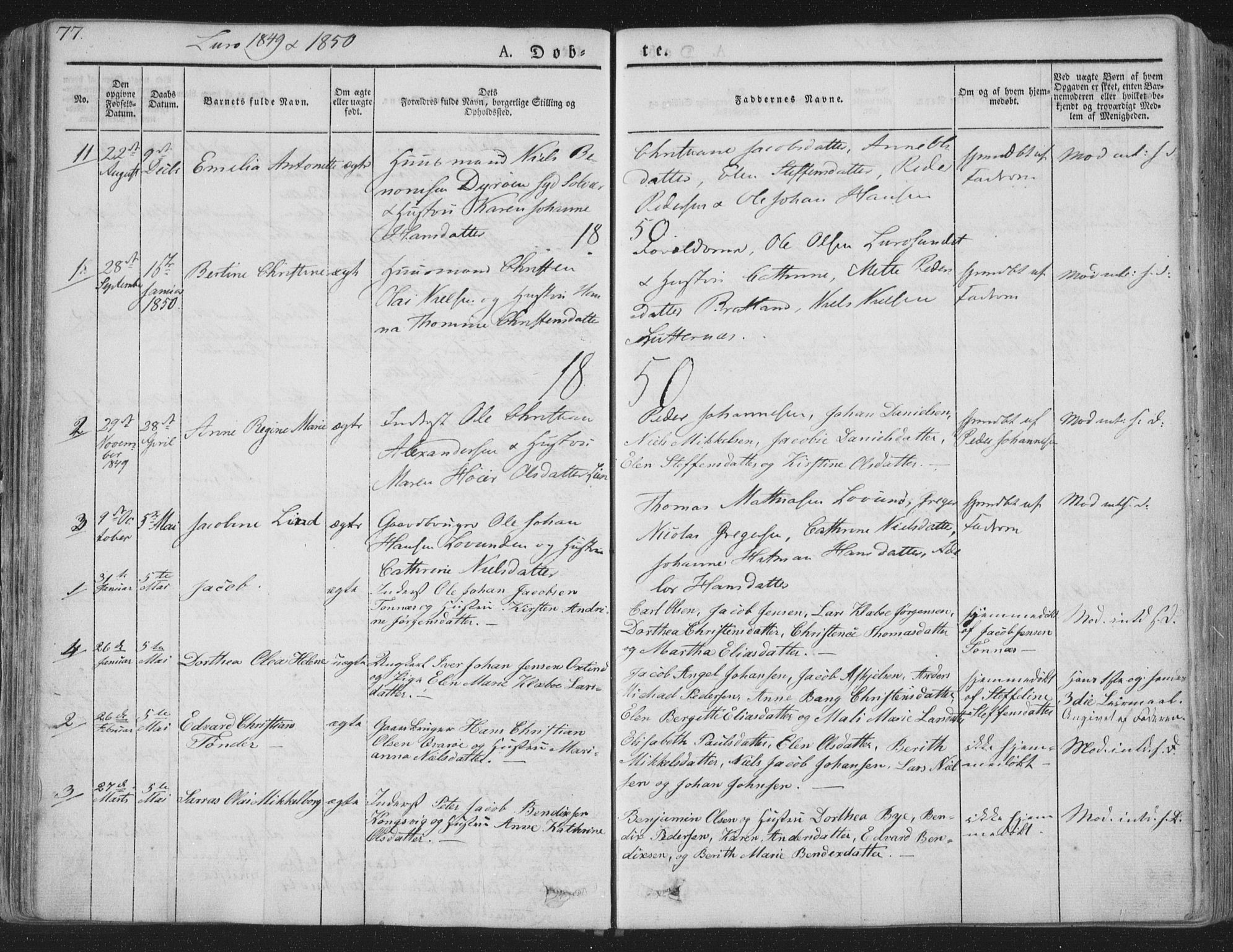Ministerialprotokoller, klokkerbøker og fødselsregistre - Nordland, AV/SAT-A-1459/839/L0565: Parish register (official) no. 839A02, 1825-1862, p. 77