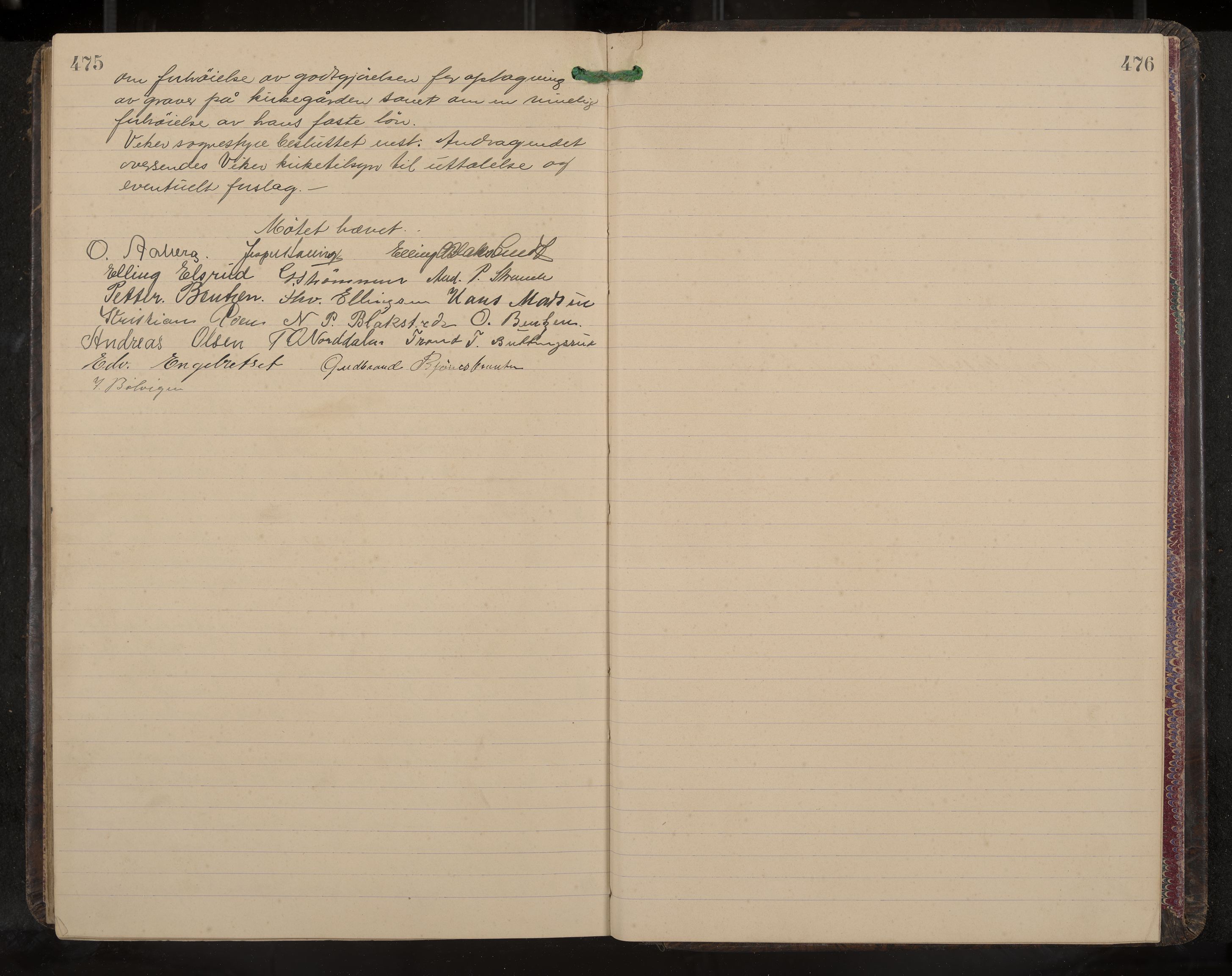 Ådal formannskap og sentraladministrasjon, IKAK/0614021/A/Aa/L0003: Møtebok, 1907-1914, p. 475-476