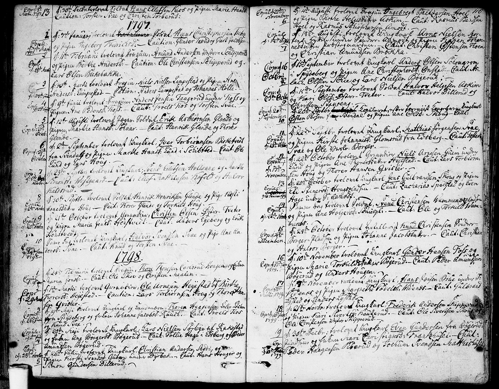Skiptvet prestekontor Kirkebøker, SAO/A-20009/F/Fa/L0004: Parish register (official) no. 4, 1794-1814, p. 116