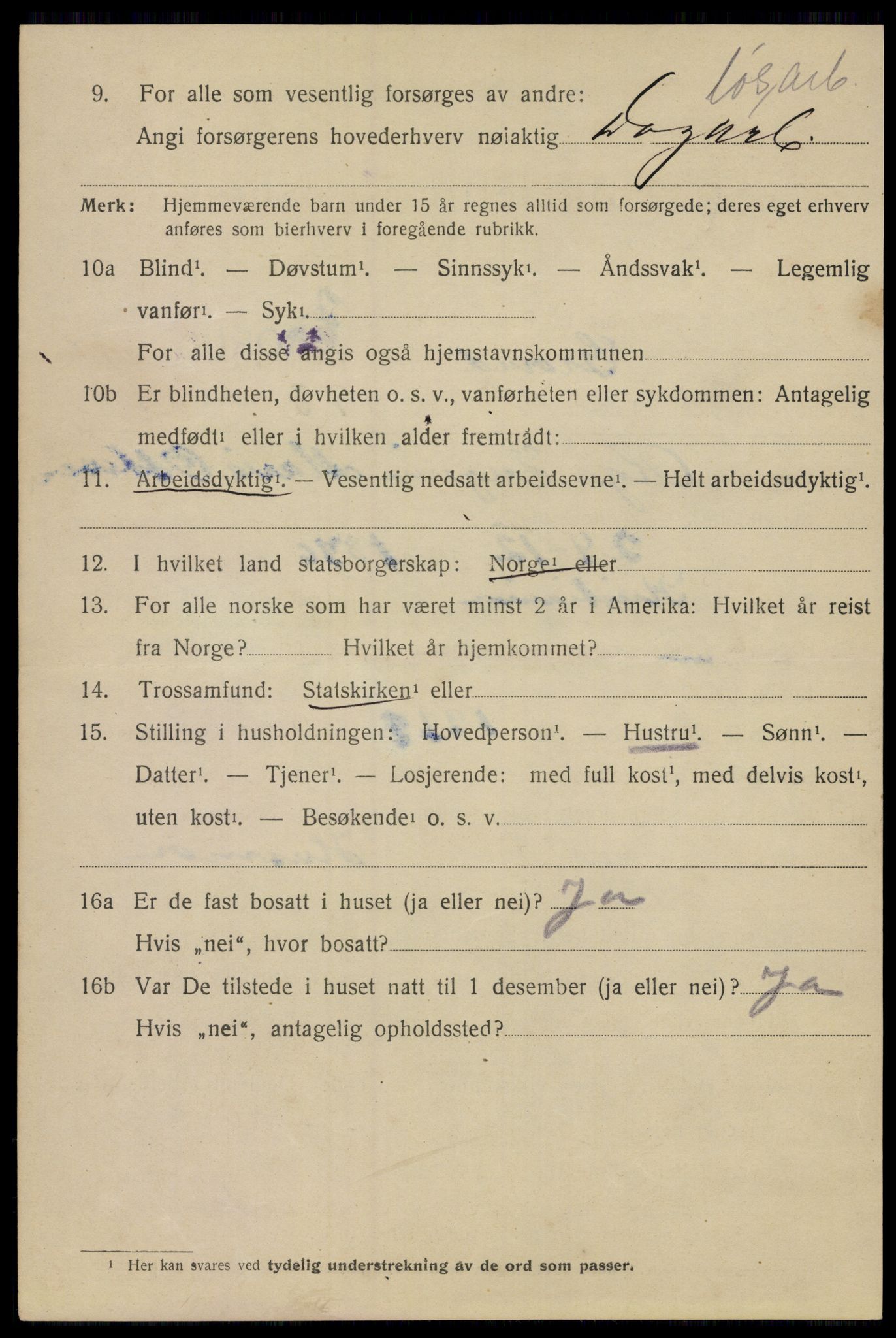 SAO, 1920 census for Aker, 1920, p. 122007
