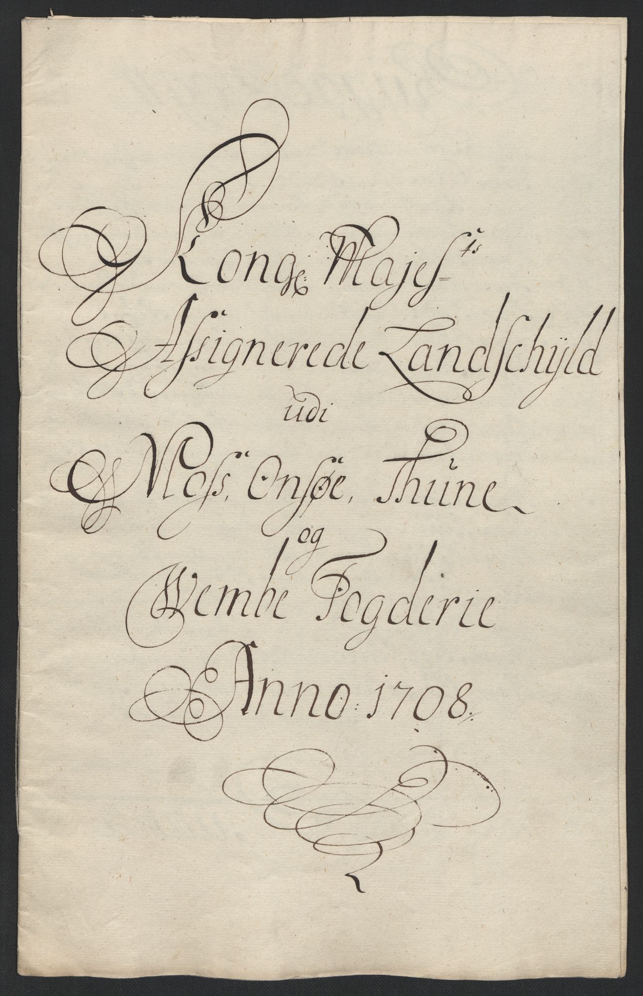 Rentekammeret inntil 1814, Reviderte regnskaper, Fogderegnskap, AV/RA-EA-4092/R04/L0134: Fogderegnskap Moss, Onsøy, Tune, Veme og Åbygge, 1707-1708, p. 269