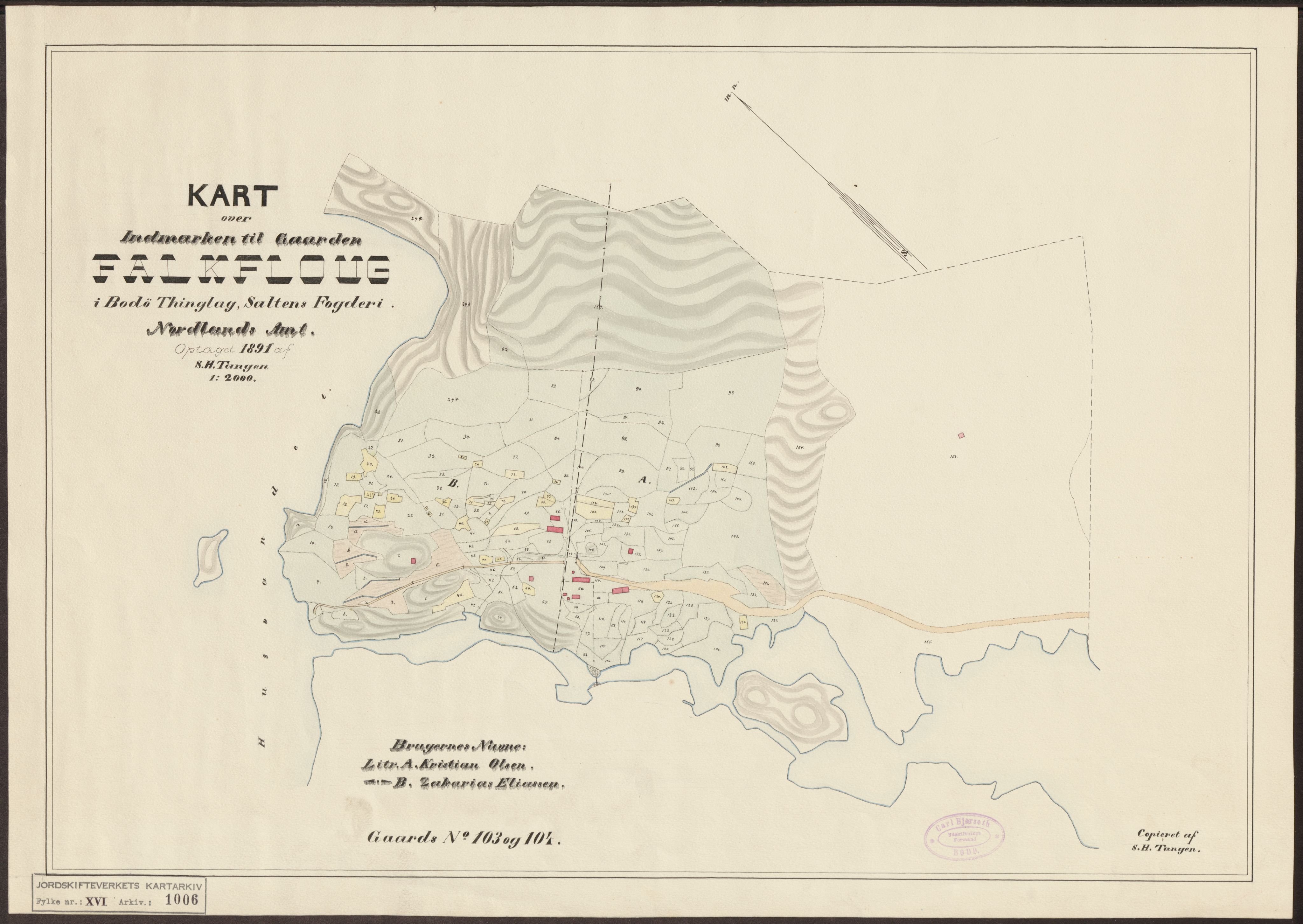 Jordskifteverkets kartarkiv, RA/S-3929/T, 1859-1988, p. 1160