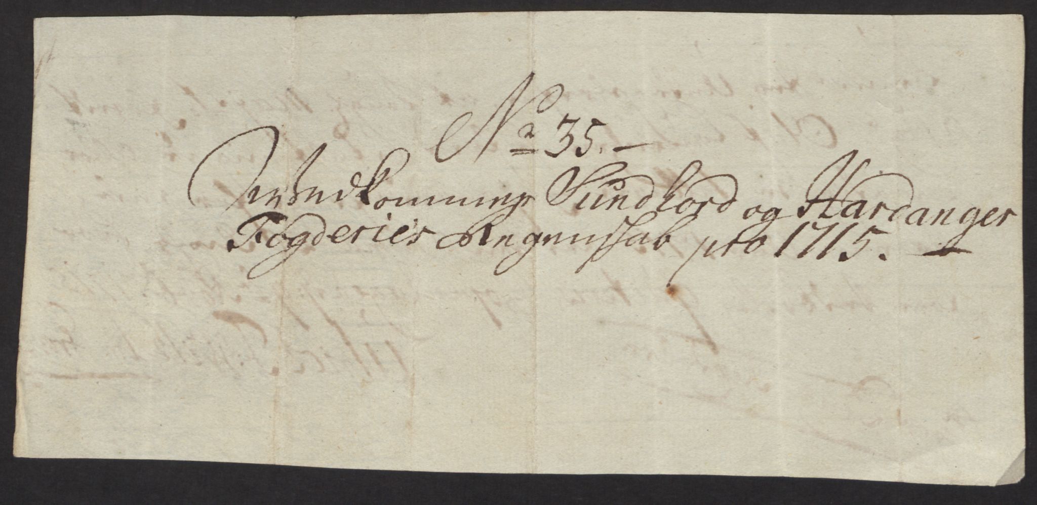 Rentekammeret inntil 1814, Reviderte regnskaper, Fogderegnskap, AV/RA-EA-4092/R48/L2991: Fogderegnskap Sunnhordland og Hardanger, 1715, p. 232