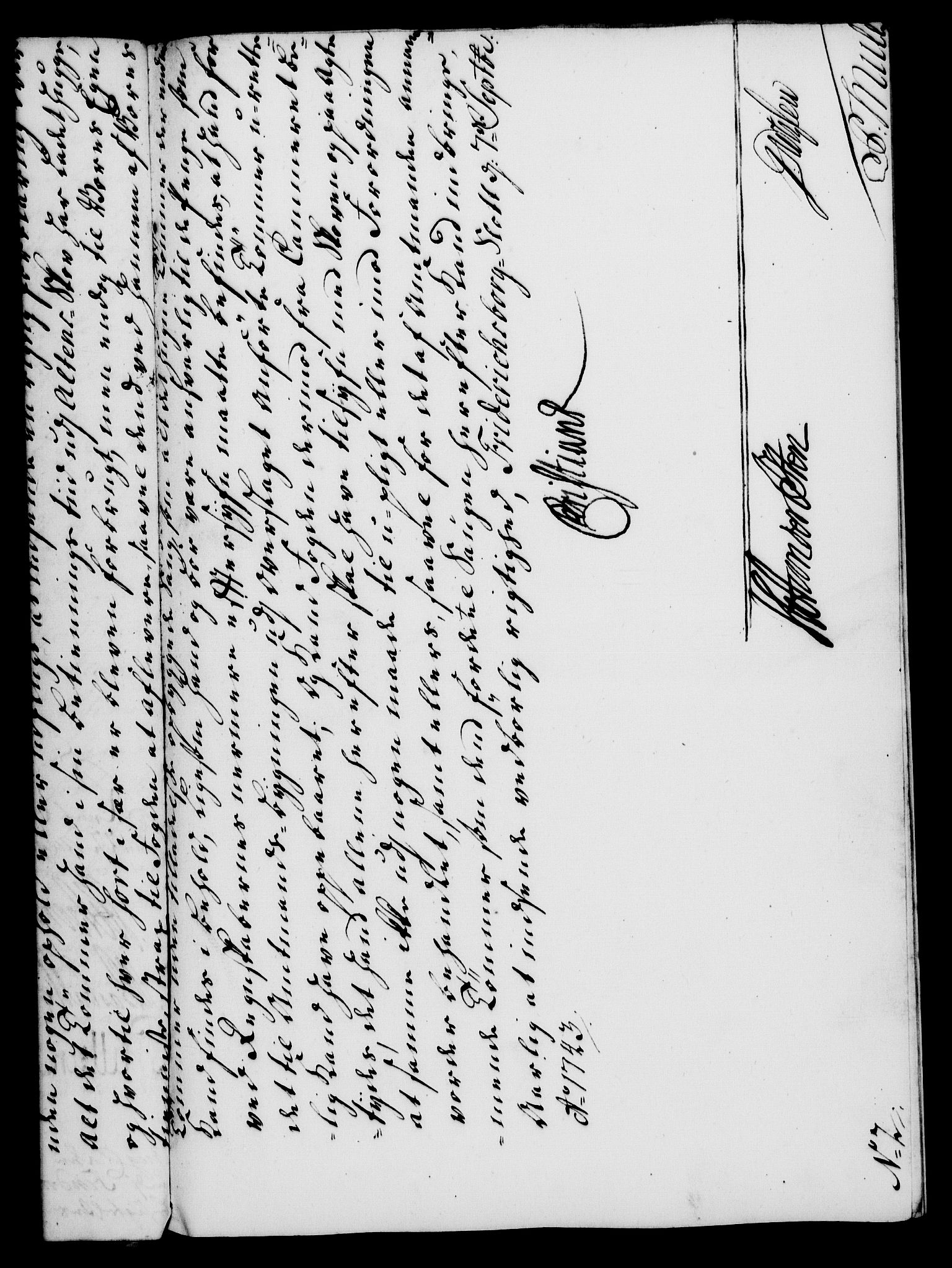 Rentekammeret, Kammerkanselliet, RA/EA-3111/G/Gf/Gfa/L0026: Norsk relasjons- og resolusjonsprotokoll (merket RK 52.26), 1743, p. 603