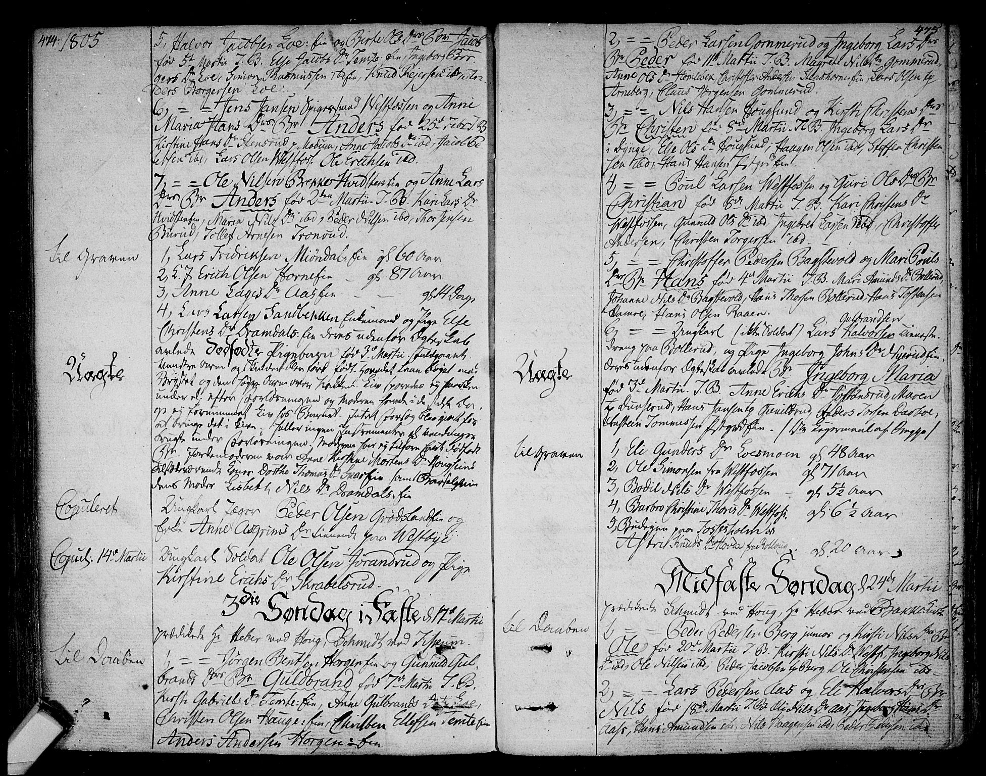 Eiker kirkebøker, AV/SAKO-A-4/F/Fa/L0009: Parish register (official) no. I 9, 1789-1806, p. 474-475