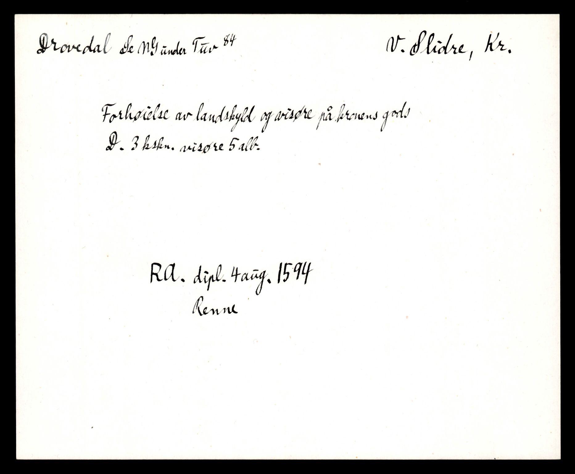 Riksarkivets diplomsamling, AV/RA-EA-5965/F35/F35e/L0011: Registreringssedler Oppland 3, 1400-1700, p. 577