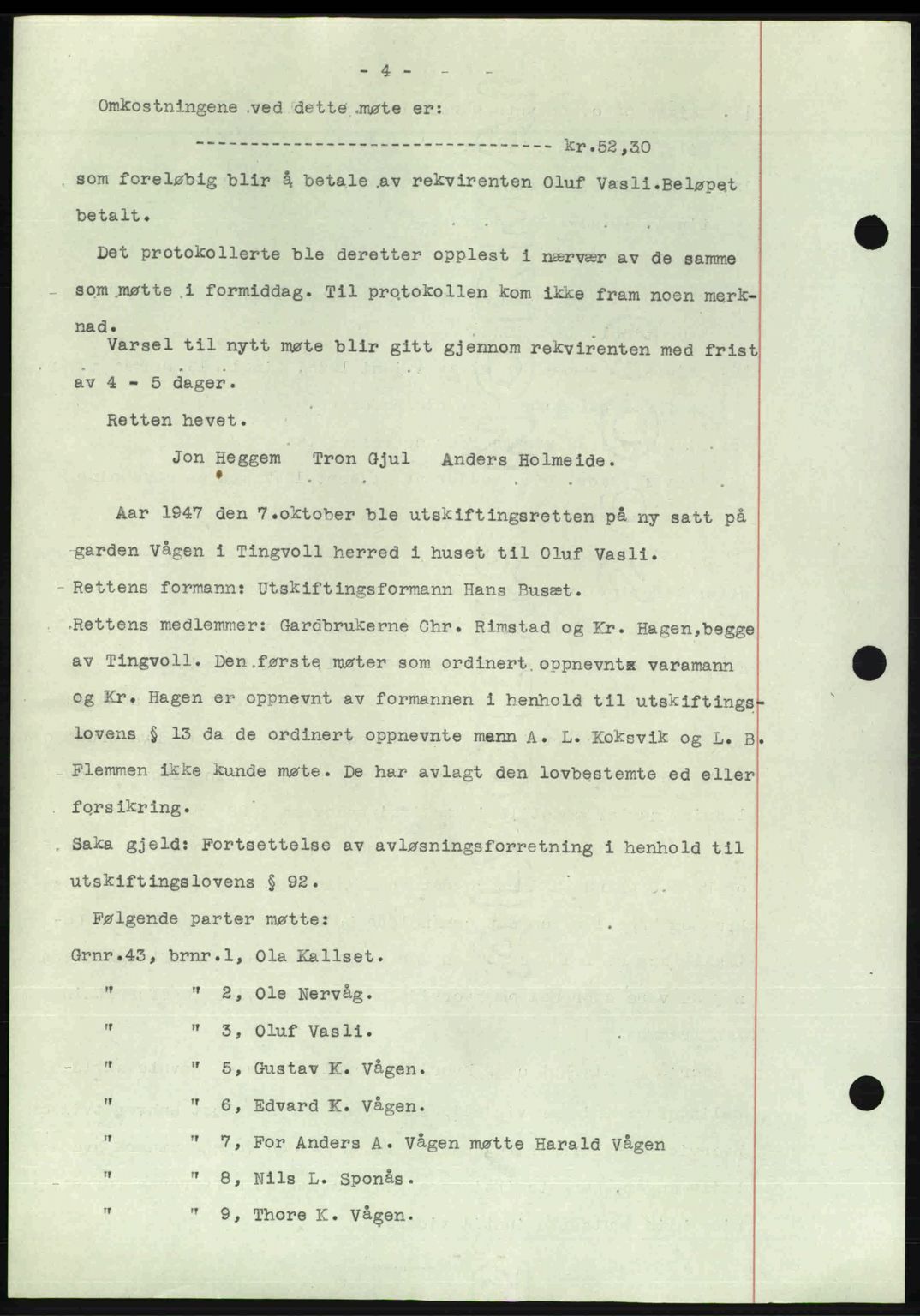 Nordmøre sorenskriveri, AV/SAT-A-4132/1/2/2Ca: Mortgage book no. A107, 1947-1948, Diary no: : 357/1948