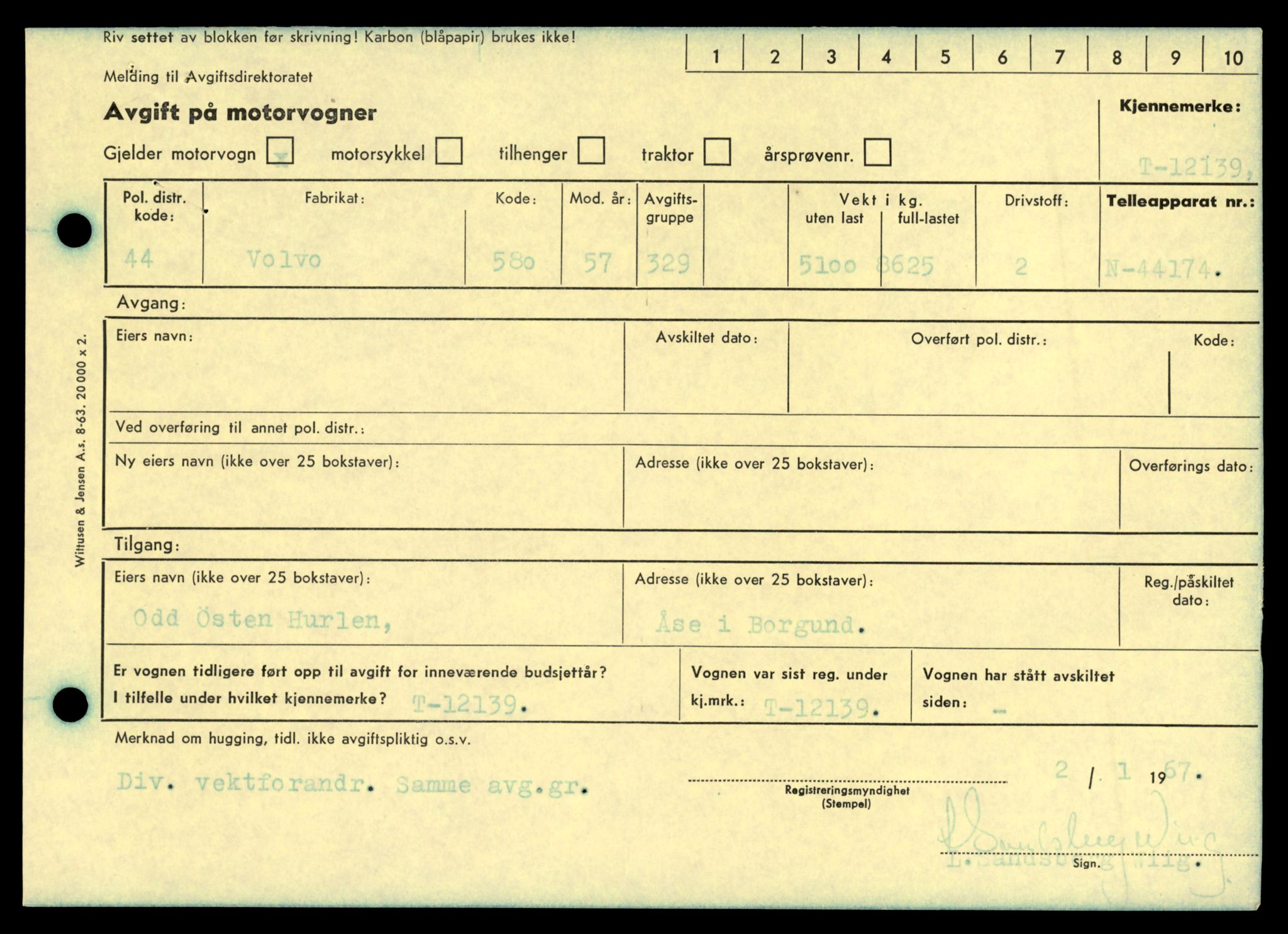 Møre og Romsdal vegkontor - Ålesund trafikkstasjon, AV/SAT-A-4099/F/Fe/L0032: Registreringskort for kjøretøy T 11997 - T 12149, 1927-1998, p. 3583