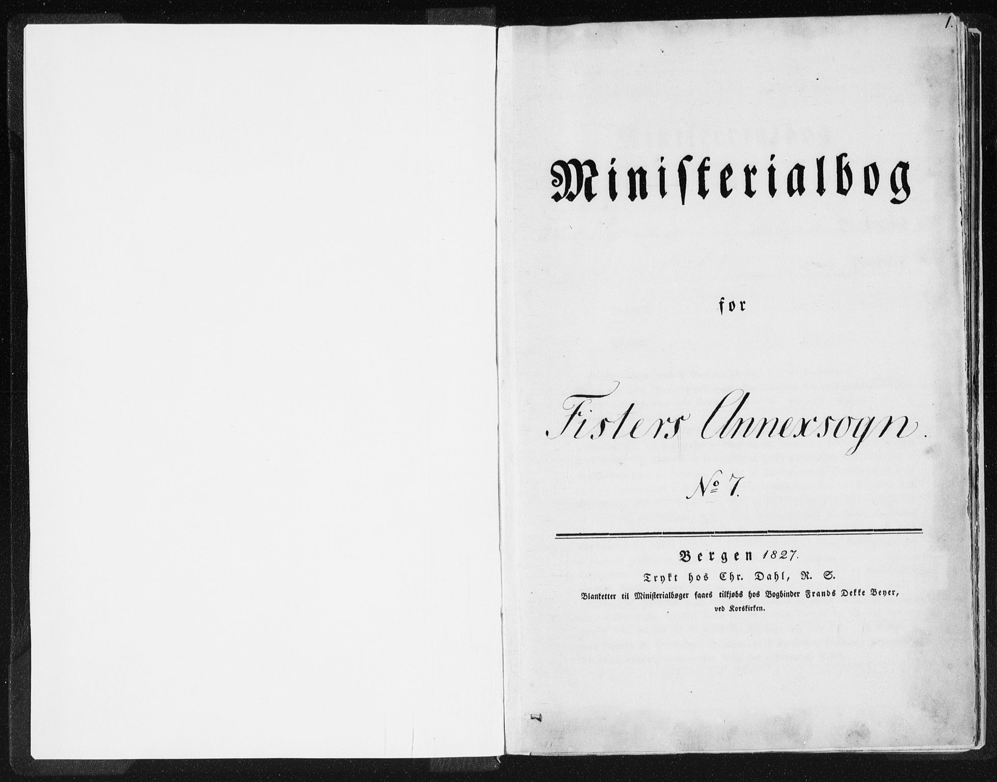 Hjelmeland sokneprestkontor, SAST/A-101843/01/IV/L0007: Parish register (official) no. A 7, 1834-1850, p. 1