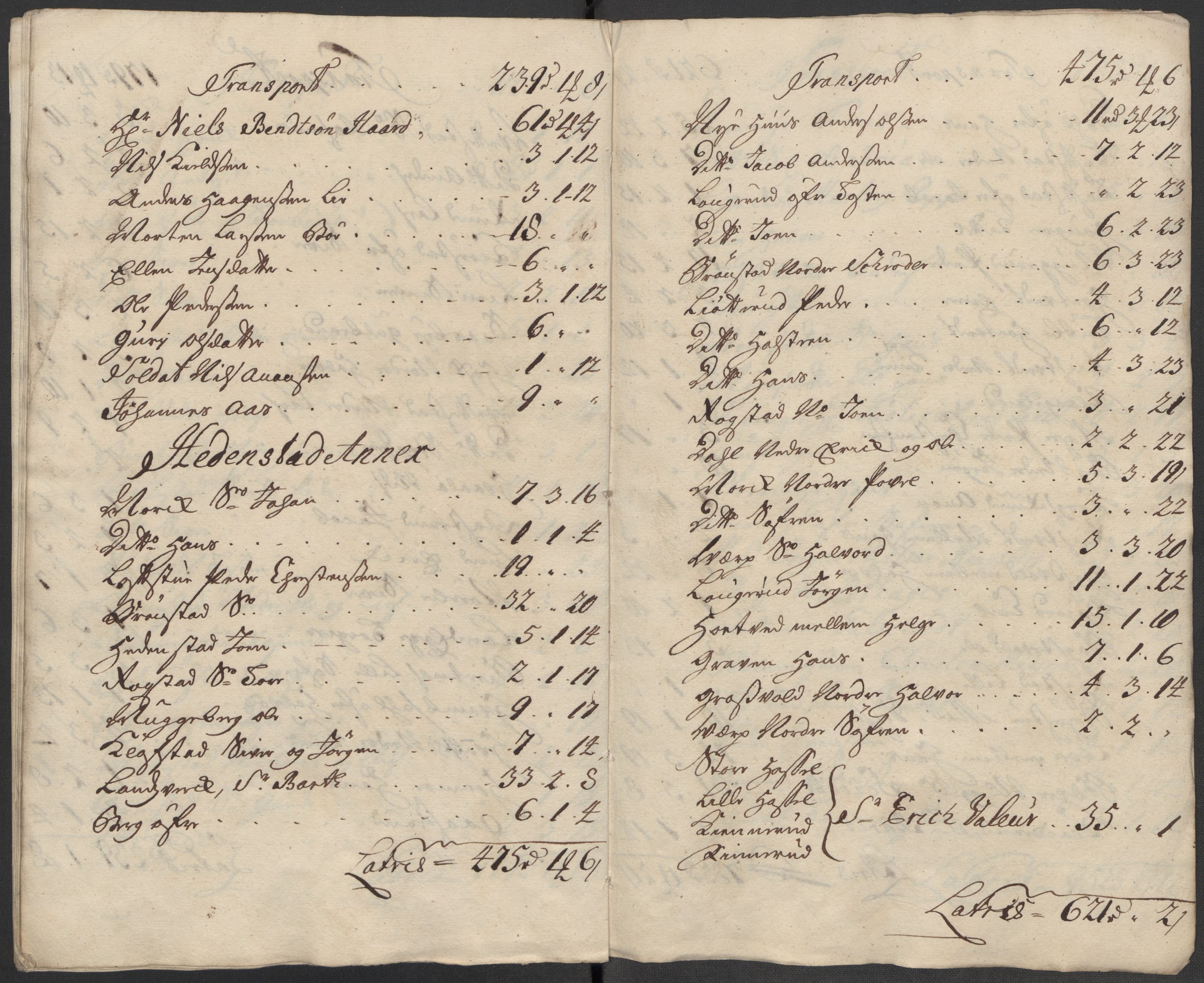 Rentekammeret inntil 1814, Reviderte regnskaper, Fogderegnskap, AV/RA-EA-4092/R24/L1591: Fogderegnskap Numedal og Sandsvær, 1715, p. 379