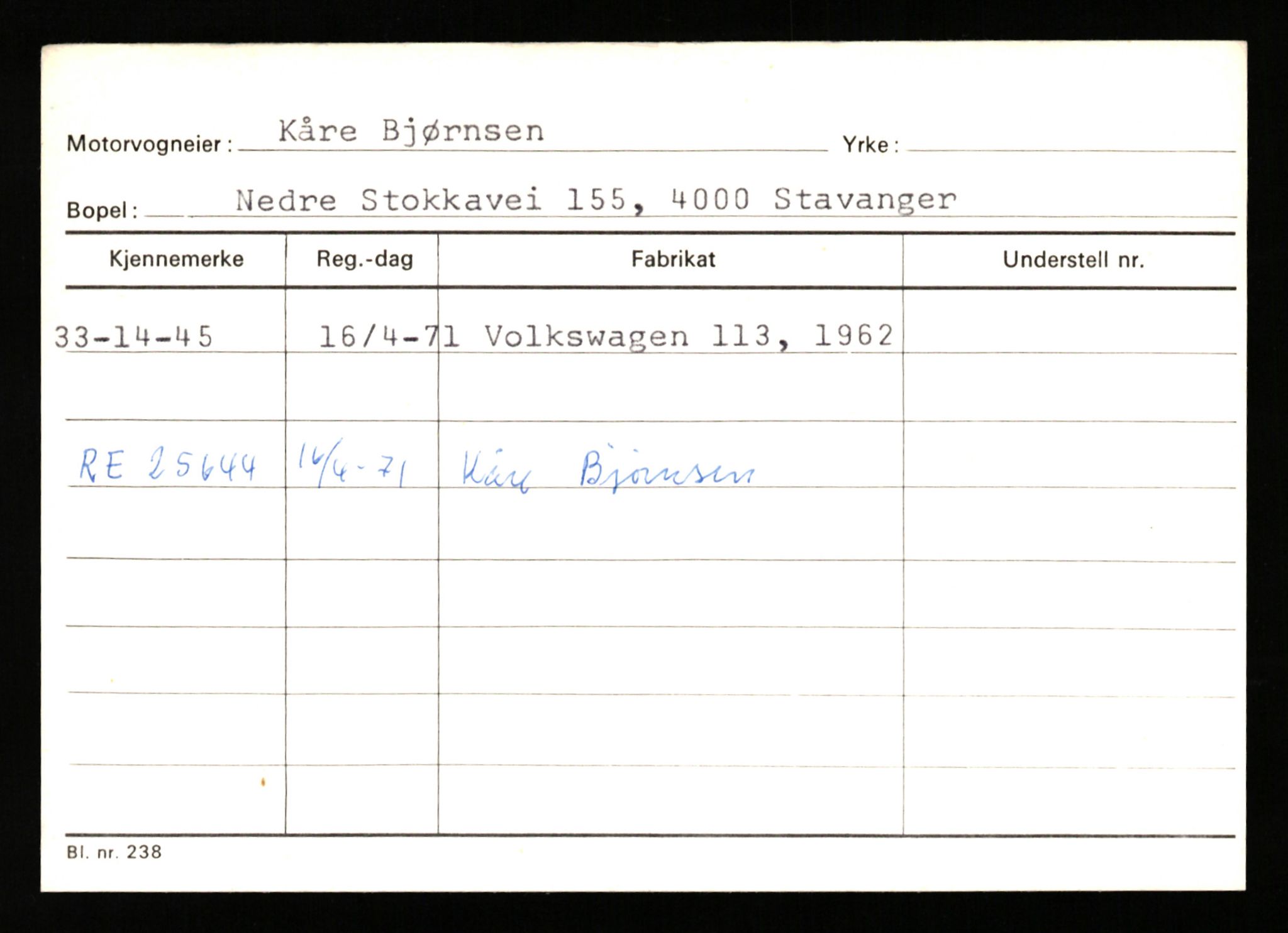 Stavanger trafikkstasjon, AV/SAST-A-101942/0/G/L0011: Registreringsnummer: 240000 - 363477, 1930-1971, p. 2465