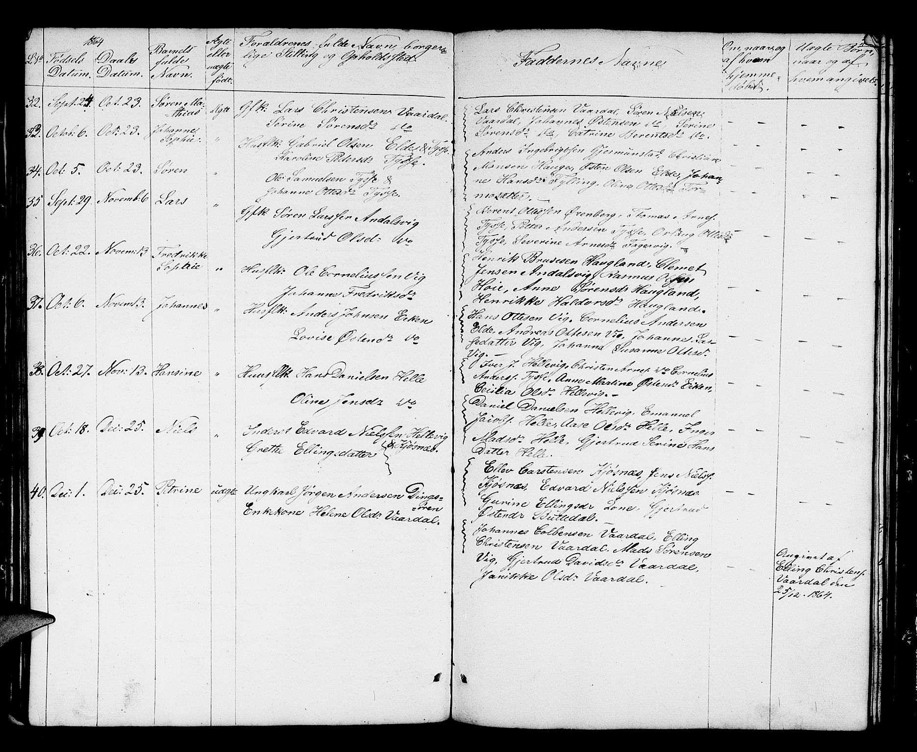 Fjaler sokneprestembete, AV/SAB-A-79801/H/Hab/Haba/L0002: Parish register (copy) no. A 2, 1846-1864, p. 43