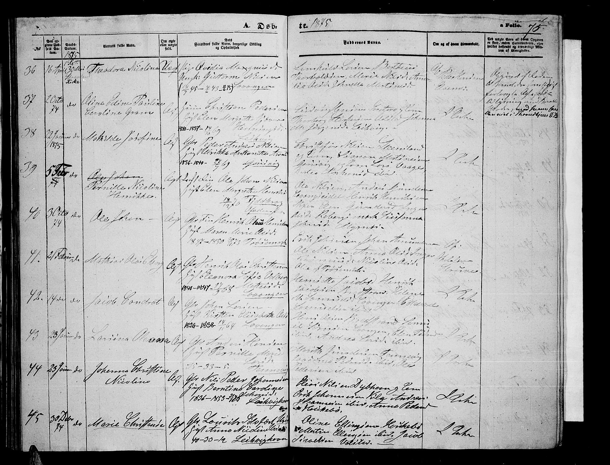 Trondenes sokneprestkontor, AV/SATØ-S-1319/H/Hb/L0009klokker: Parish register (copy) no. 9, 1870-1876, p. 75