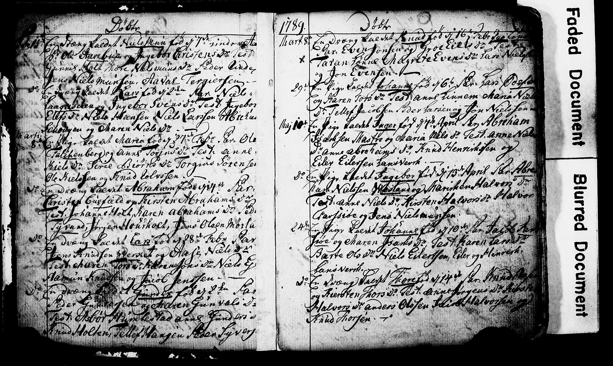 Sannidal kirkebøker, SAKO/A-296/G/Ga/L0001: Parish register (copy) no. 1, 1782-1816