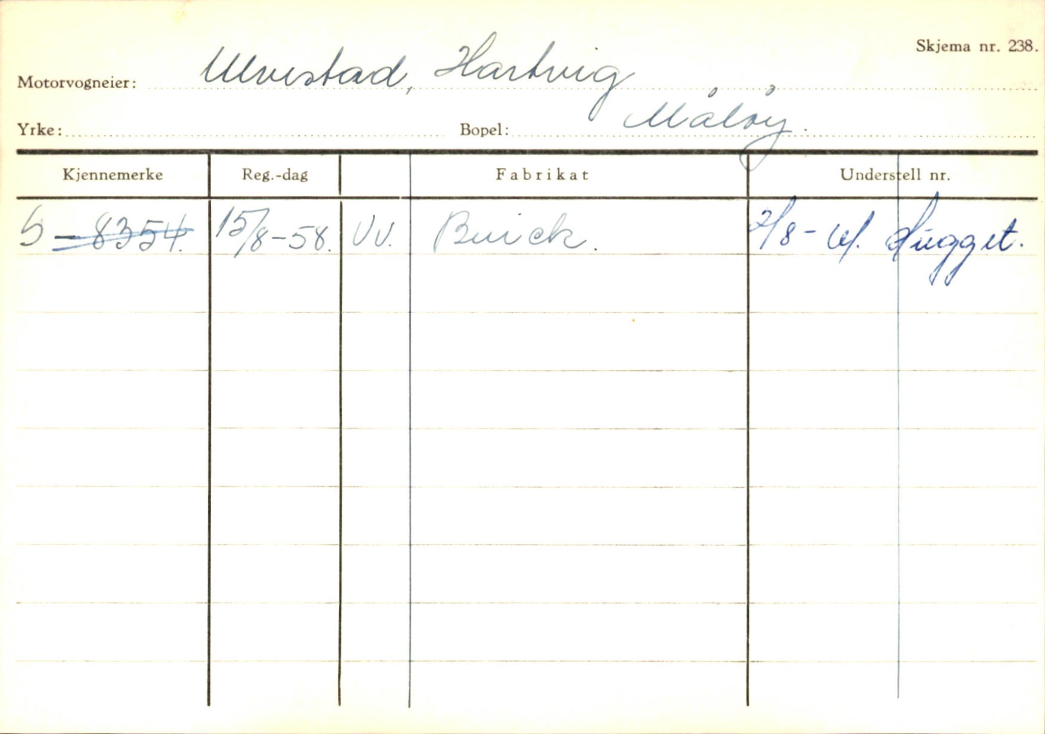 Statens vegvesen, Sogn og Fjordane vegkontor, AV/SAB-A-5301/4/F/L0145: Registerkort Vågsøy S-Å. Årdal I-P, 1945-1975, p. 556