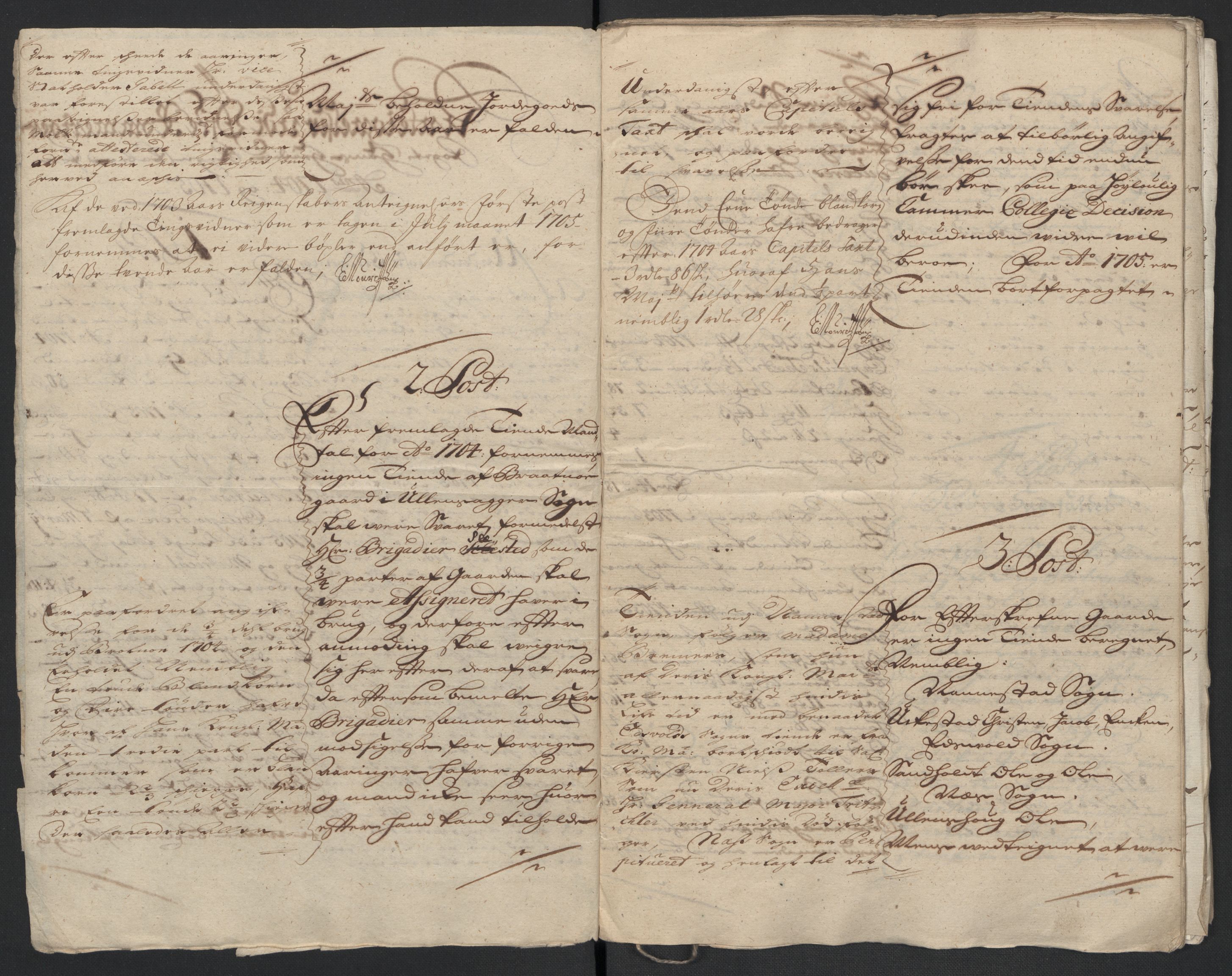 Rentekammeret inntil 1814, Reviderte regnskaper, Fogderegnskap, AV/RA-EA-4092/R12/L0717: Fogderegnskap Øvre Romerike, 1704-1705, p. 410