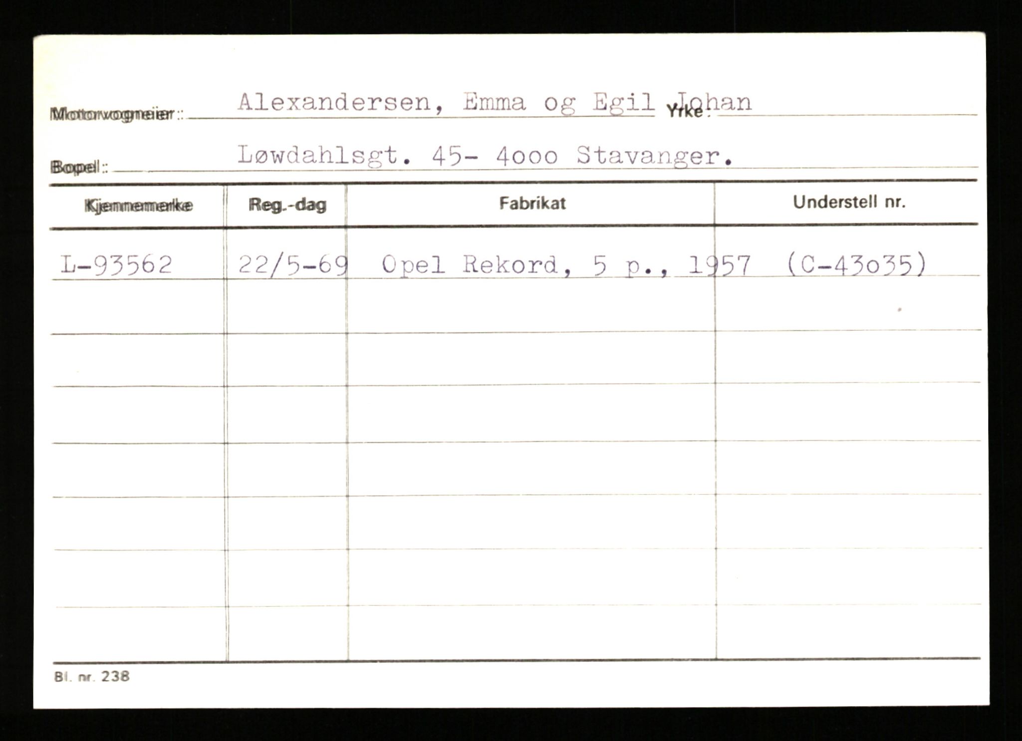 Stavanger trafikkstasjon, AV/SAST-A-101942/0/H/L0001: Abarbanell - Askerud, 1930-1971, p. 391