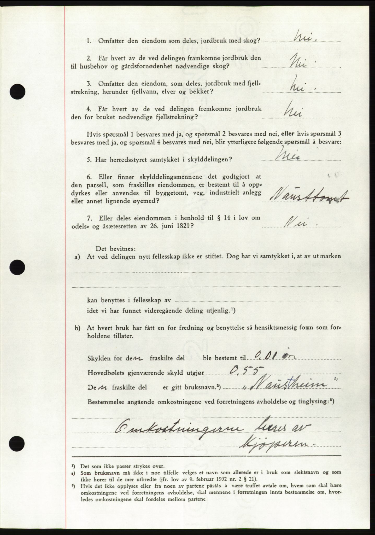 Søre Sunnmøre sorenskriveri, AV/SAT-A-4122/1/2/2C/L0083: Mortgage book no. 9A, 1948-1949, Diary no: : 1611/1948