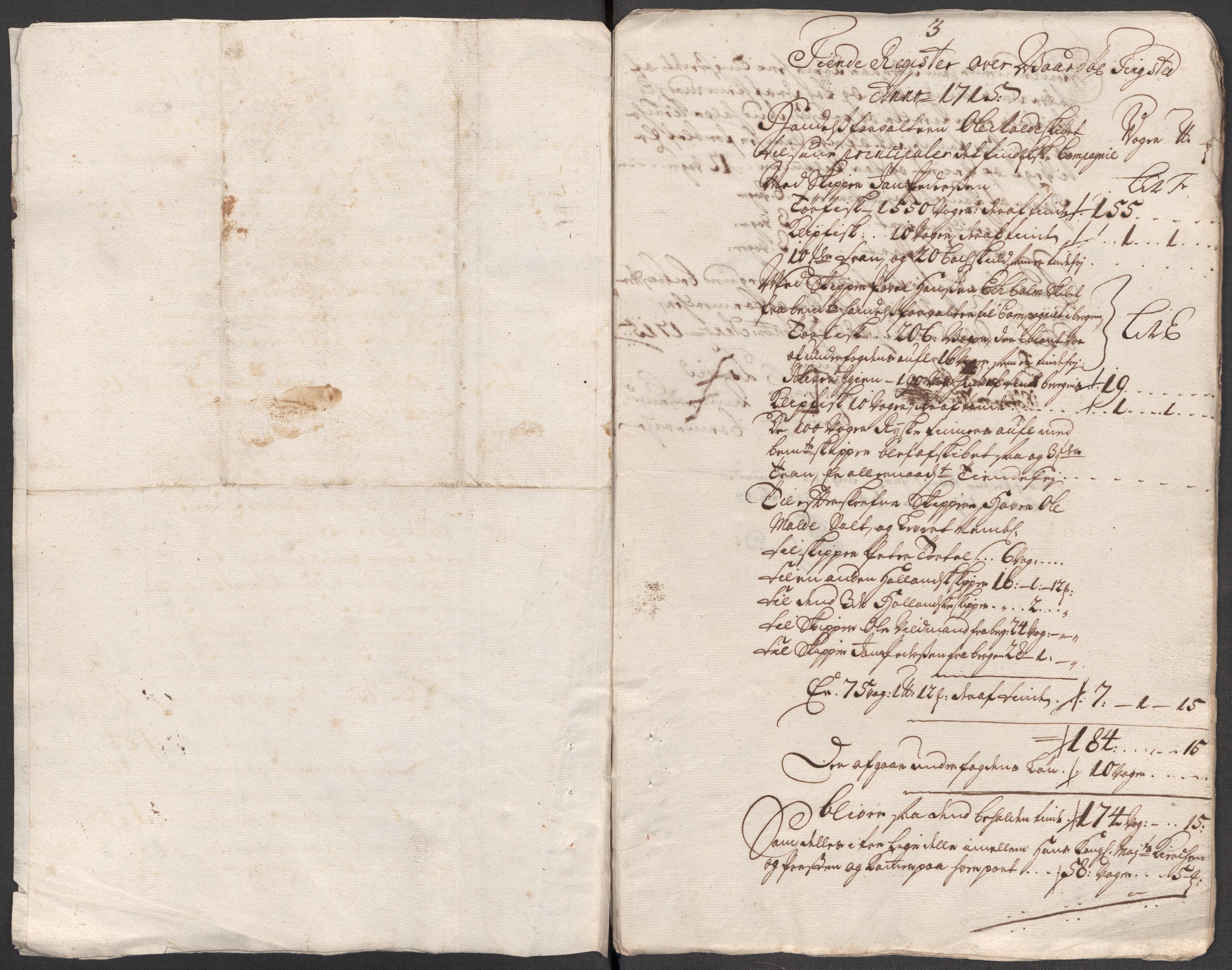 Rentekammeret inntil 1814, Reviderte regnskaper, Fogderegnskap, AV/RA-EA-4092/R69/L4856: Fogderegnskap Finnmark/Vardøhus, 1713-1715, p. 439