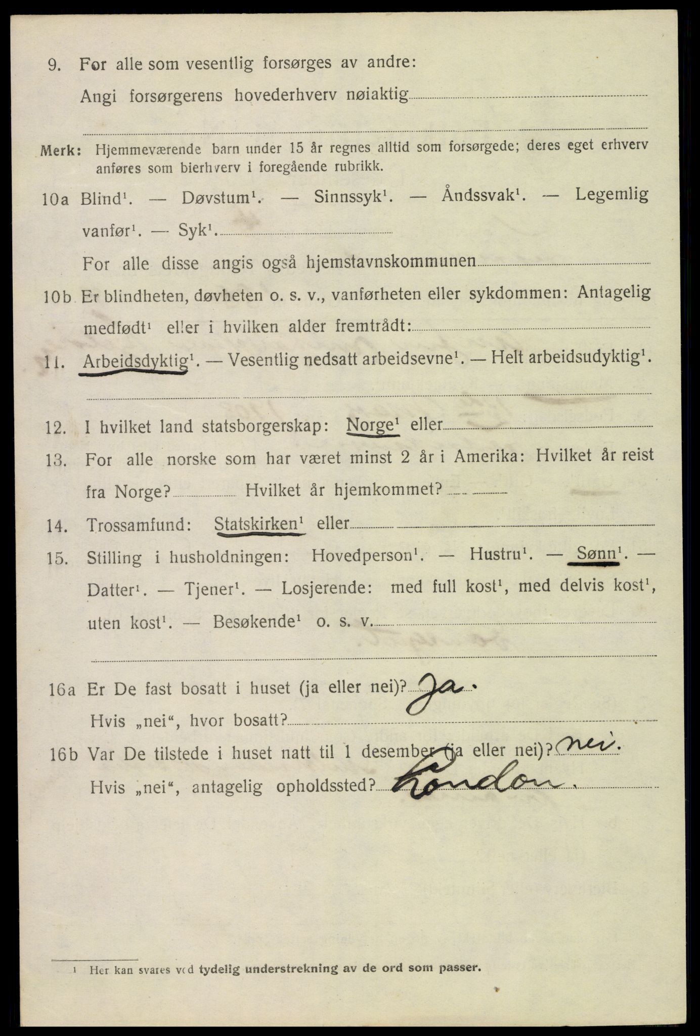 SAKO, 1920 census for Fredriksvern, 1920, p. 400